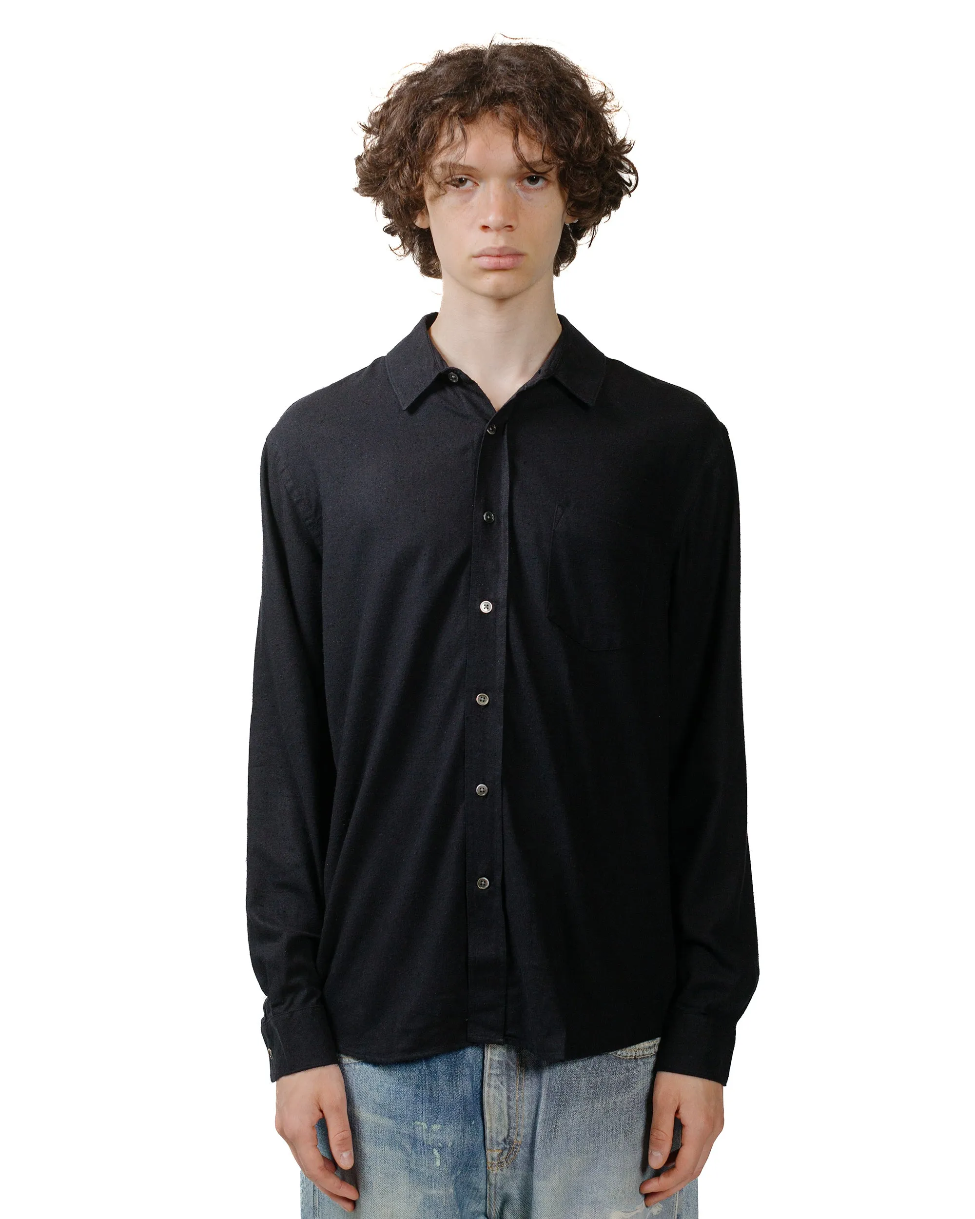 Our Legacy Classic Shirt Black Silk sold by Lost & Found product image thumbnail 2