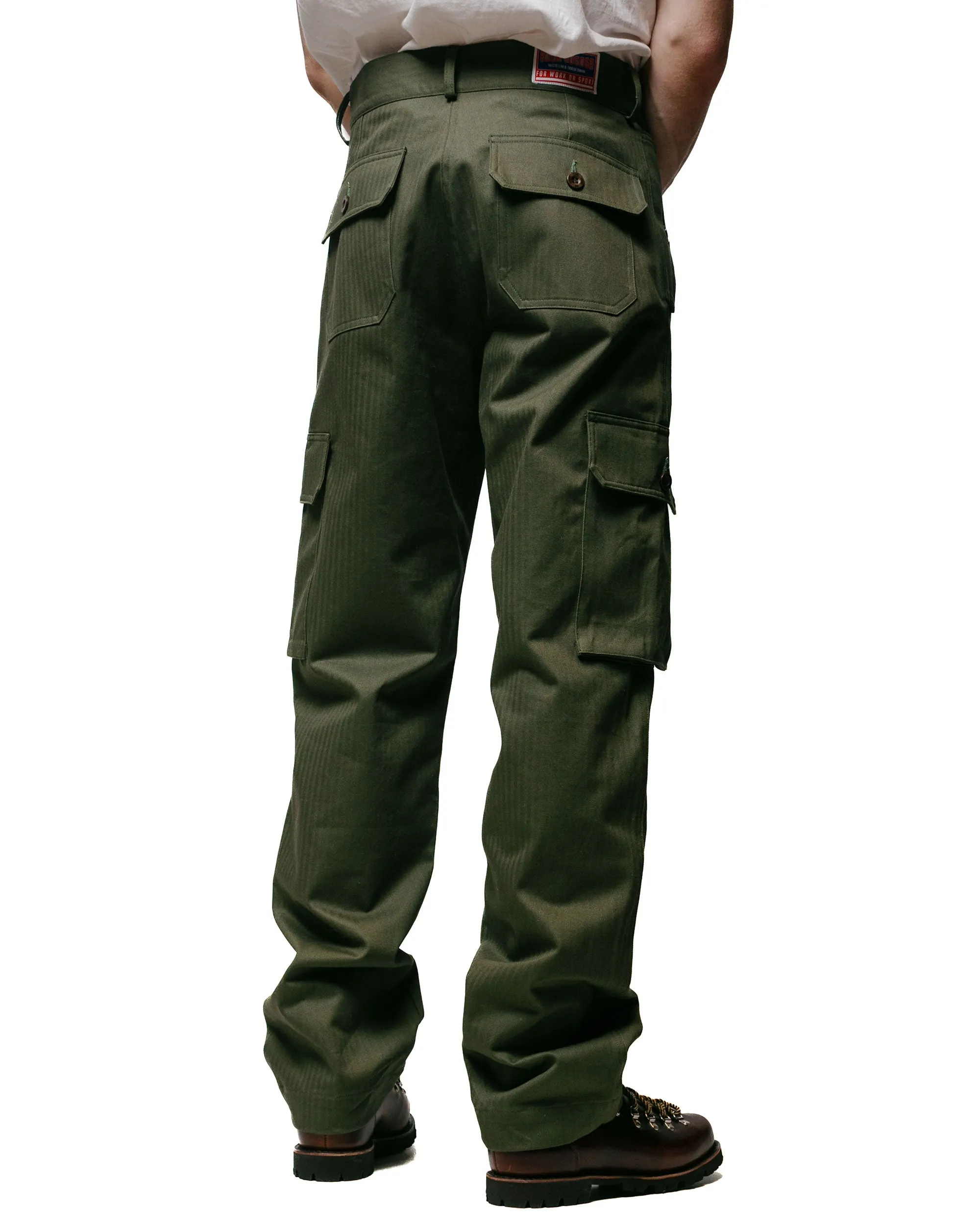 Rosa Rugosa Cargo Pant Moss sold by Lost & Found product image thumbnail 3
