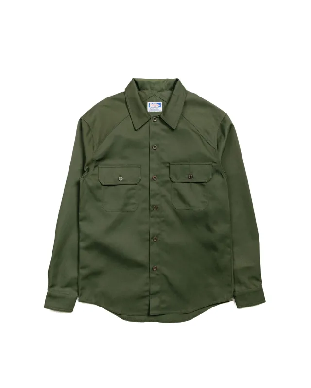 Rosa Rugosa Ranger Long Sleeve Shirt Olive Drab sold by Lost & Found