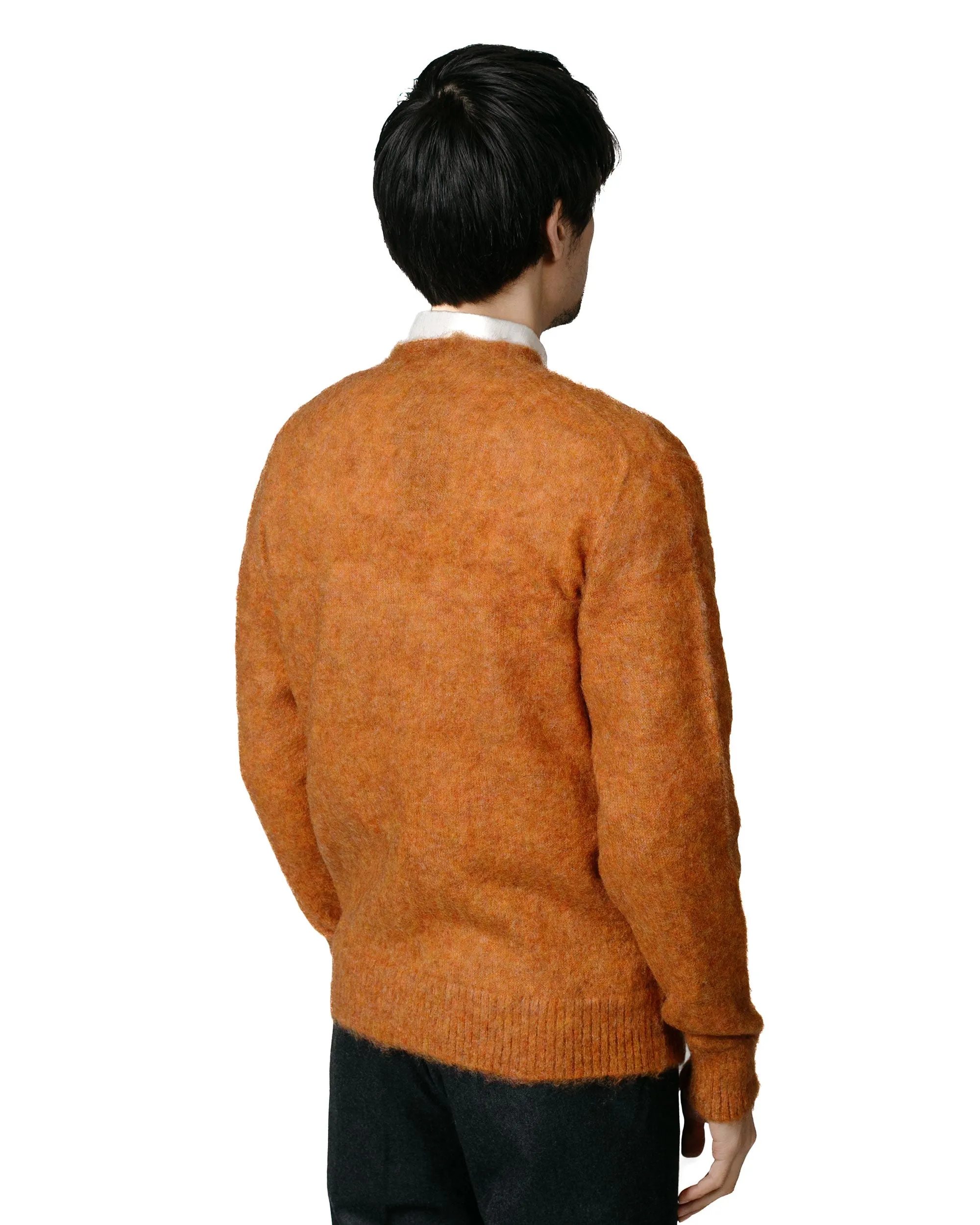 Beams Plus Cardigan Stretch Mohair Orange sold by Lost & Found product image thumbnail 3