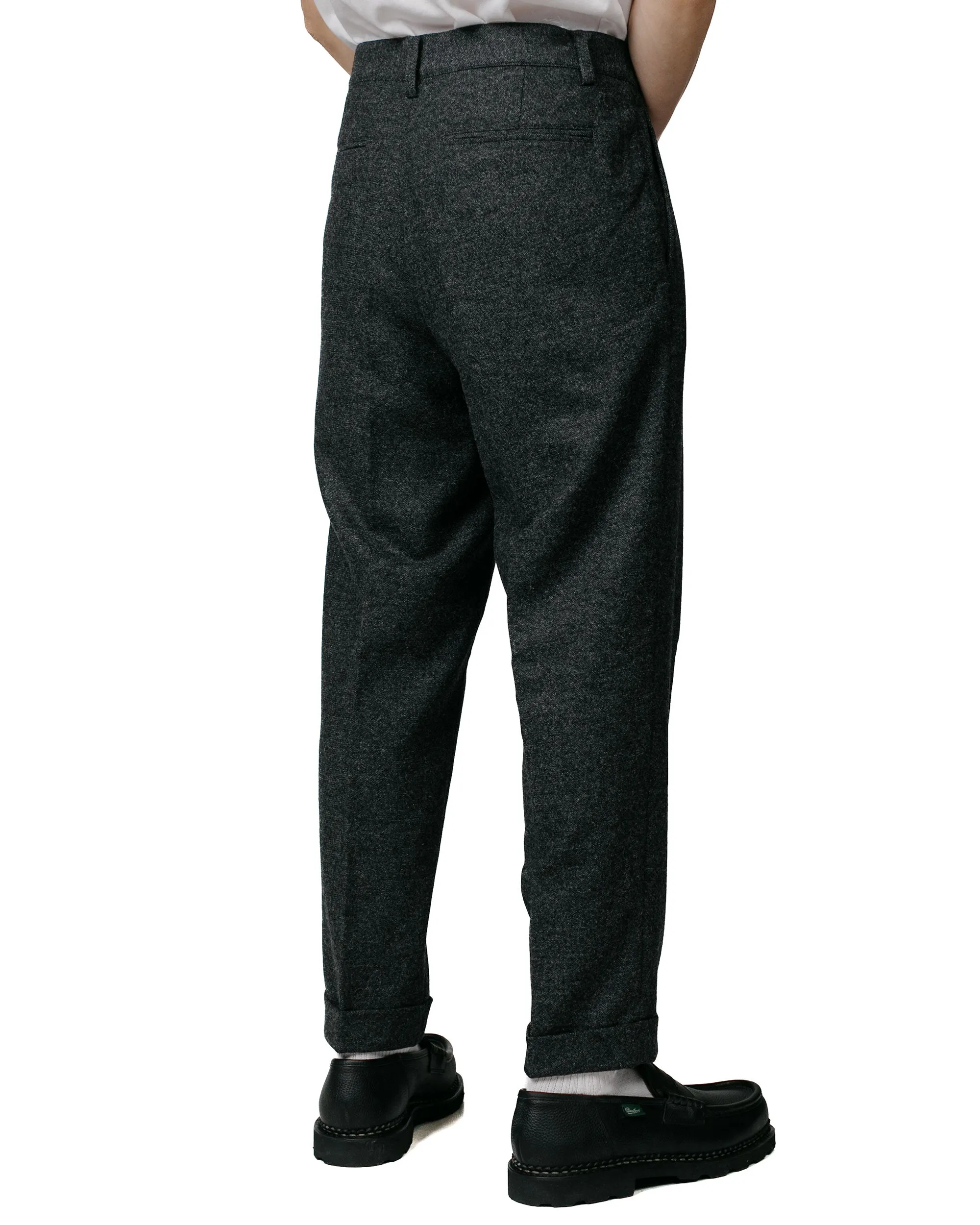 Beams Plus 1Pleat Wool Cashmere Grey sold by Lost & Found product image thumbnail 3