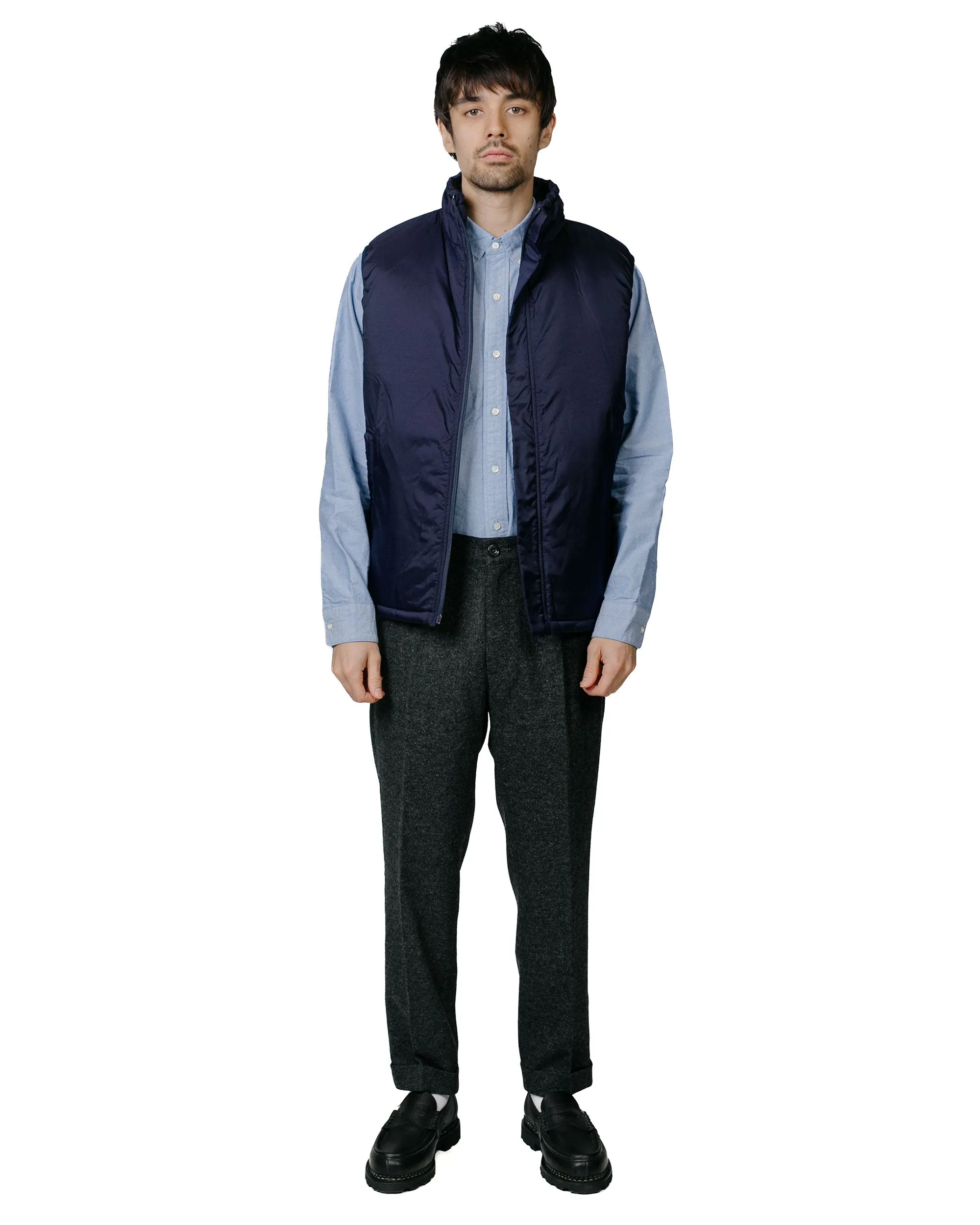 Beams Plus 1Pleat Wool Cashmere Grey sold by Lost & Found product image thumbnail 4