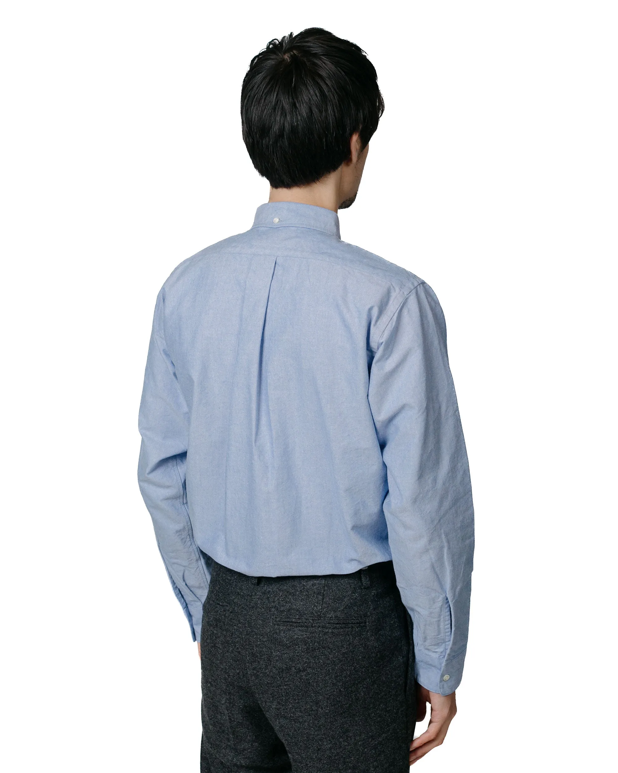 Beams Plus B.D. Classic Fit American Oxford Blue sold by Lost & Found product image thumbnail 3