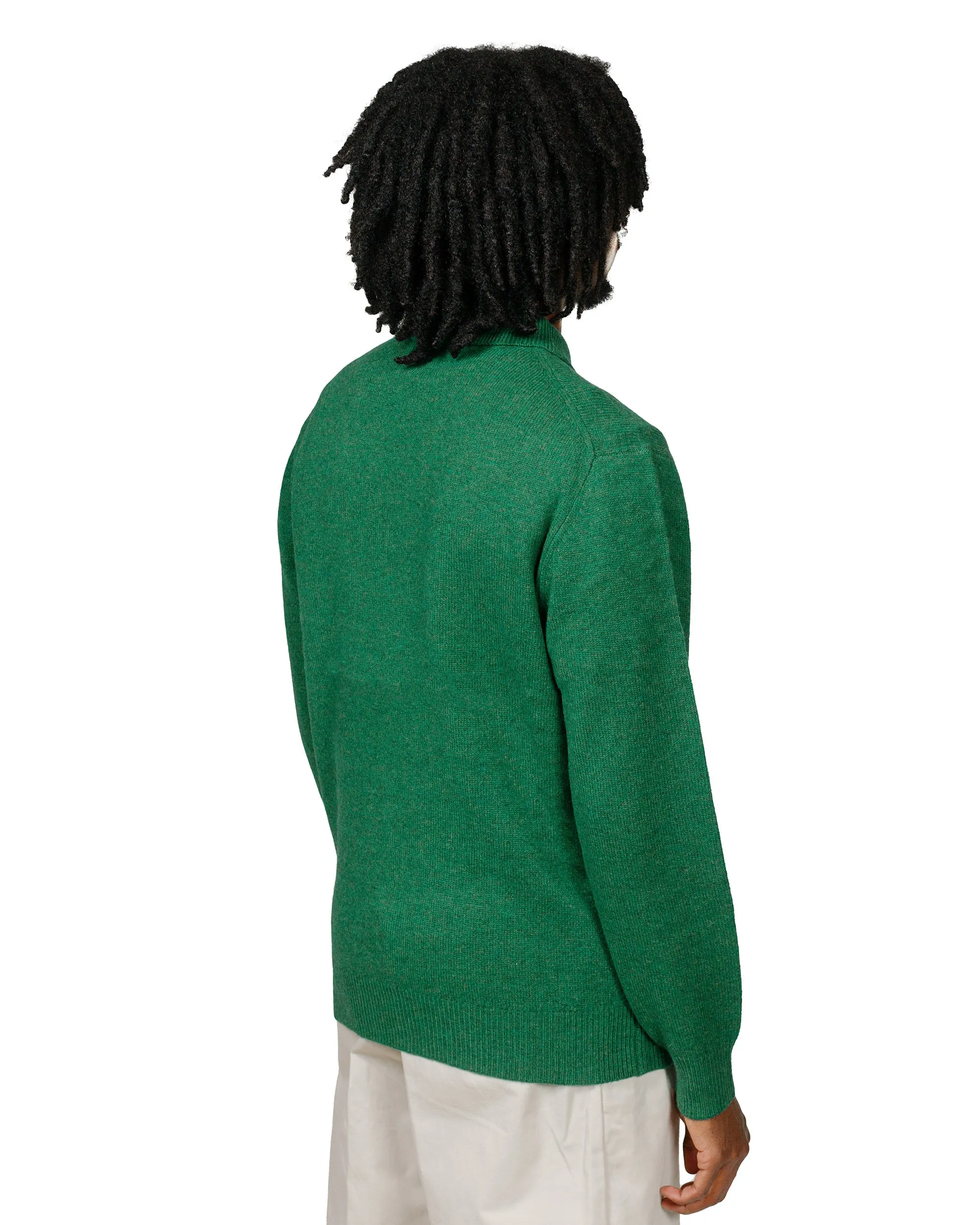 Beams Plus Knit Polo 9G Bright Green sold by Lost & Found product image thumbnail 3