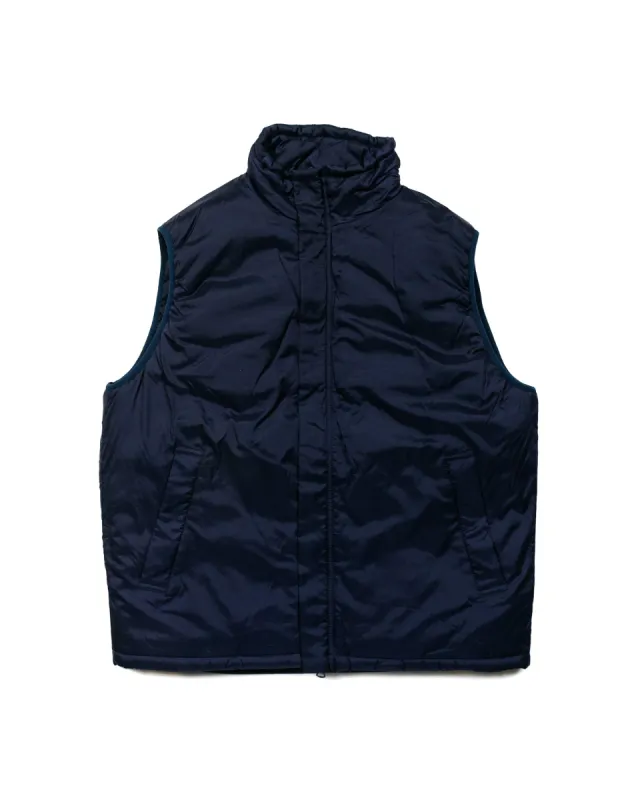 Beams Plus MIL Puff Vest Nylon Ripstop Navy made by BEAMS PLUS
