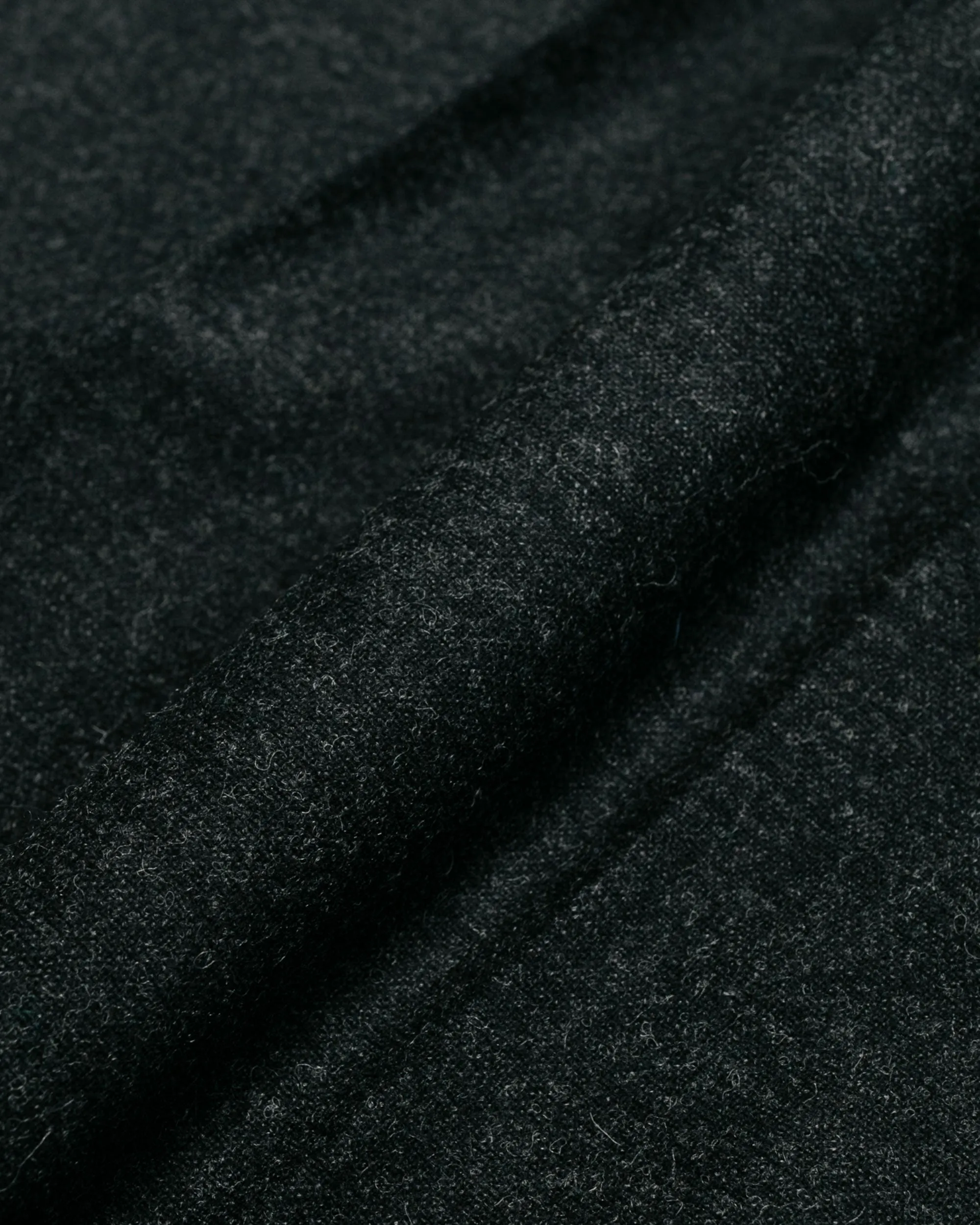 Beams Plus 1Pleat Wool Cashmere Charcoal Grey sold by Lost & Found product image thumbnail 5