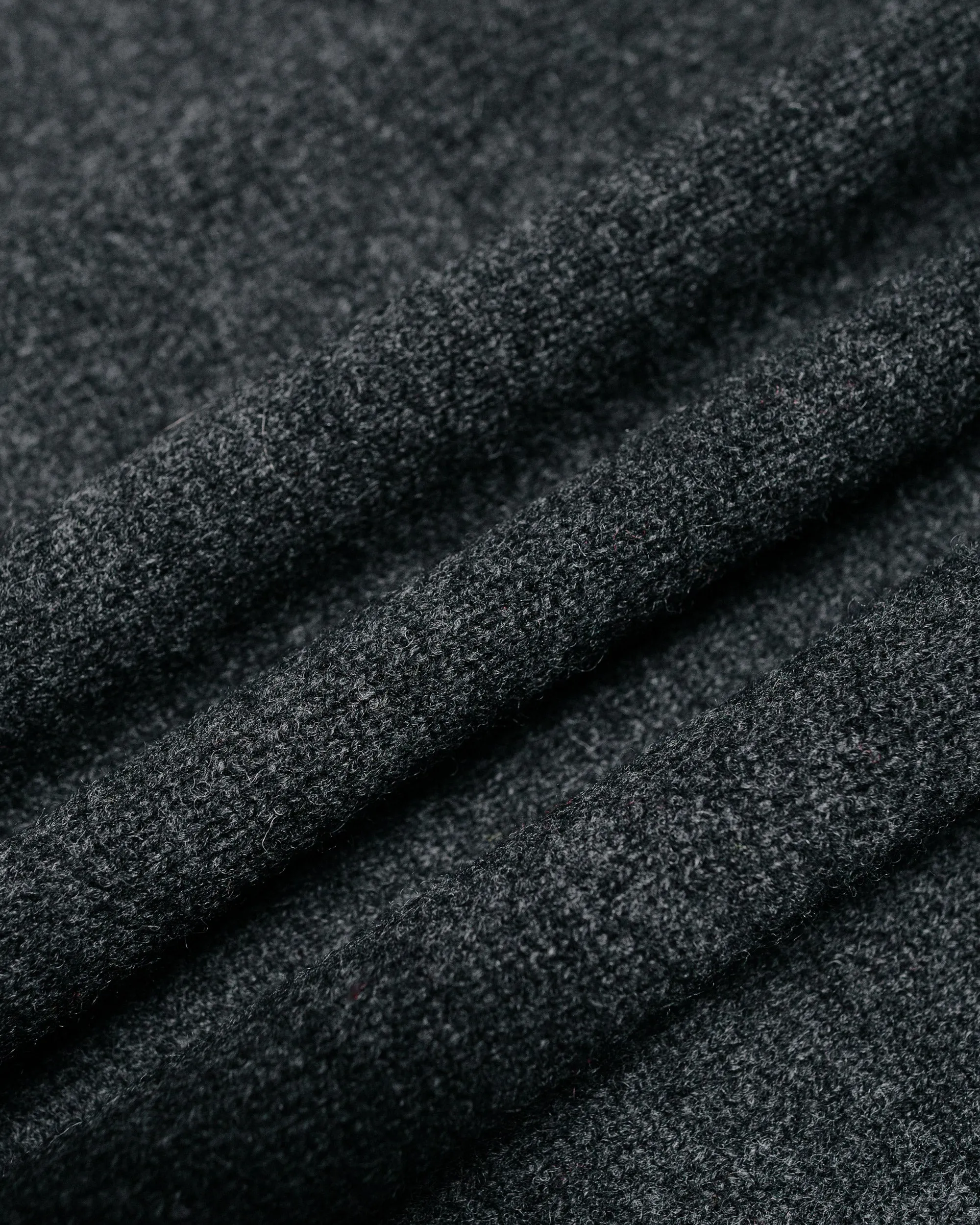 Beams Plus Knit Polo 9G Charcoal Grey sold by Lost & Found product image thumbnail 5