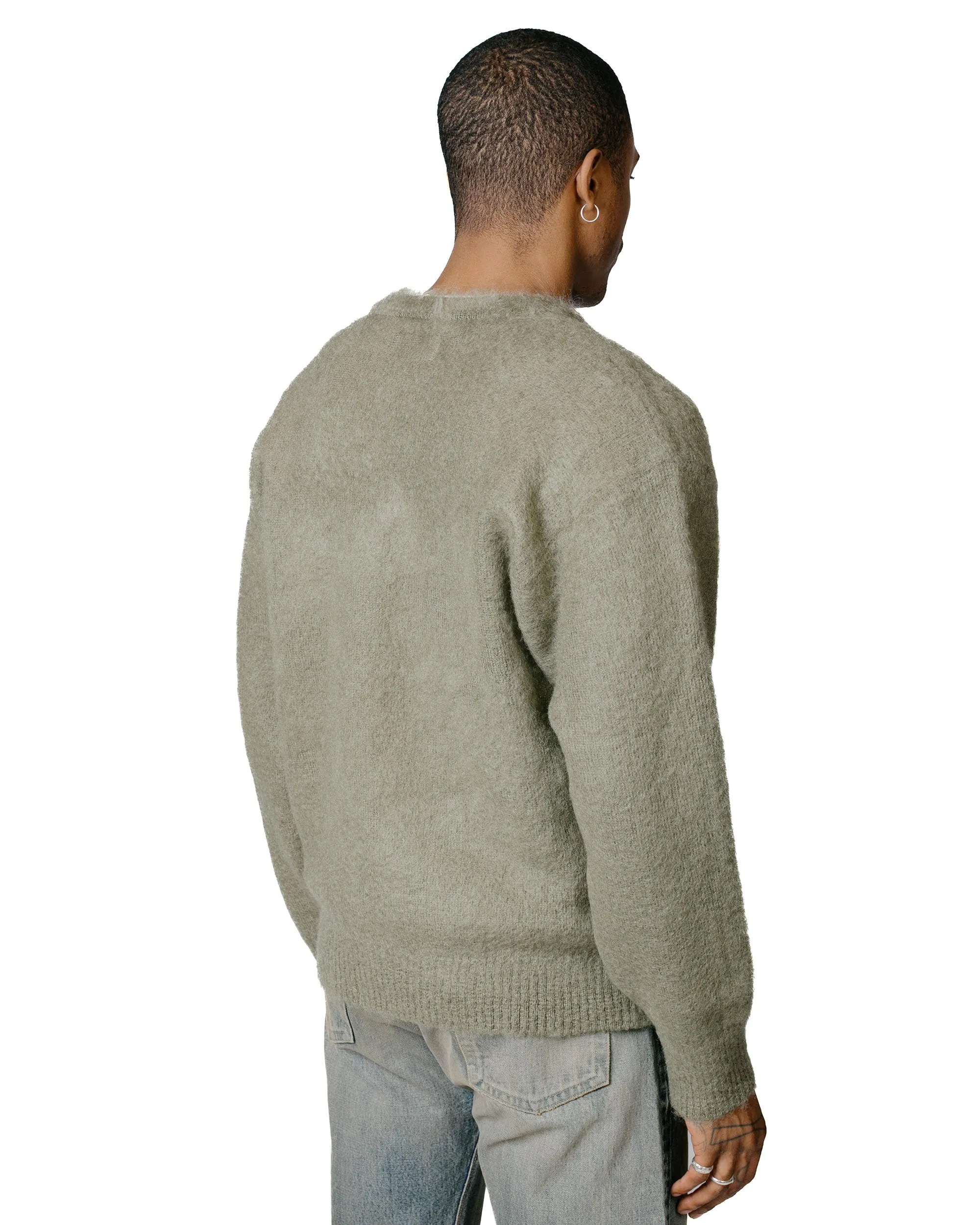 The Real McCoy's MC23109 JM Mohair V-Neck Sweater Mint sold by Lost & Found product image thumbnail 3