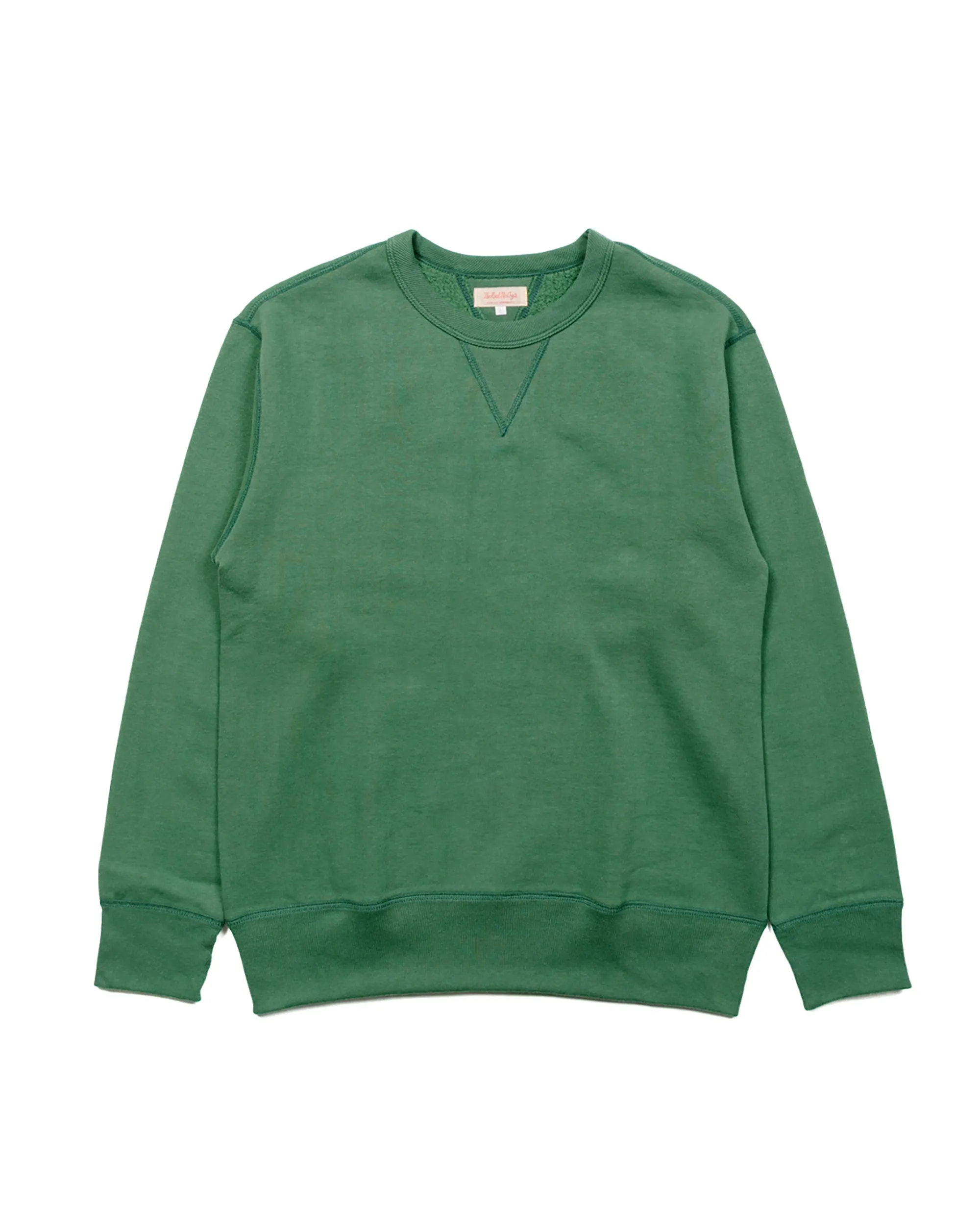 The Real McCoy’s MC13111 10 oz. Loopwheel Crewneck Sweatshirt Shamrock sold by Lost & Found