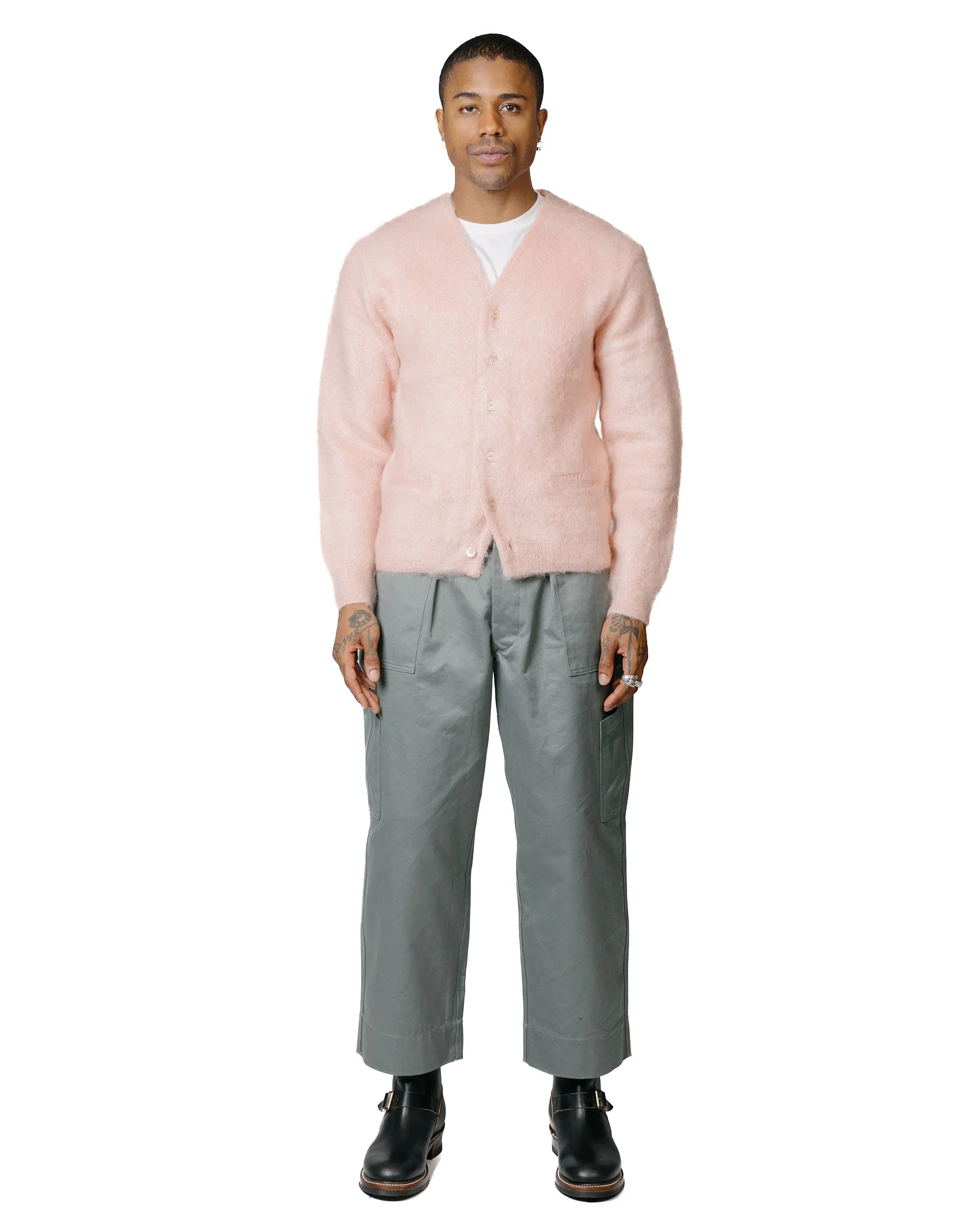 The Real McCoy's MC19103 JM Mohair Cardigan Flamingo sold by Lost & Found product image thumbnail 4