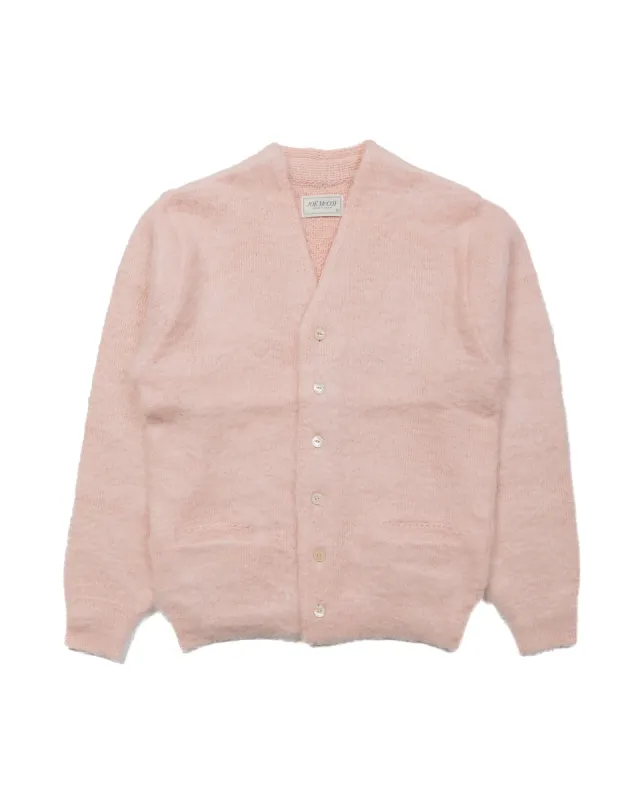 The Real McCoy's MC19103 JM Mohair Cardigan Flamingo sold by Lost & Found