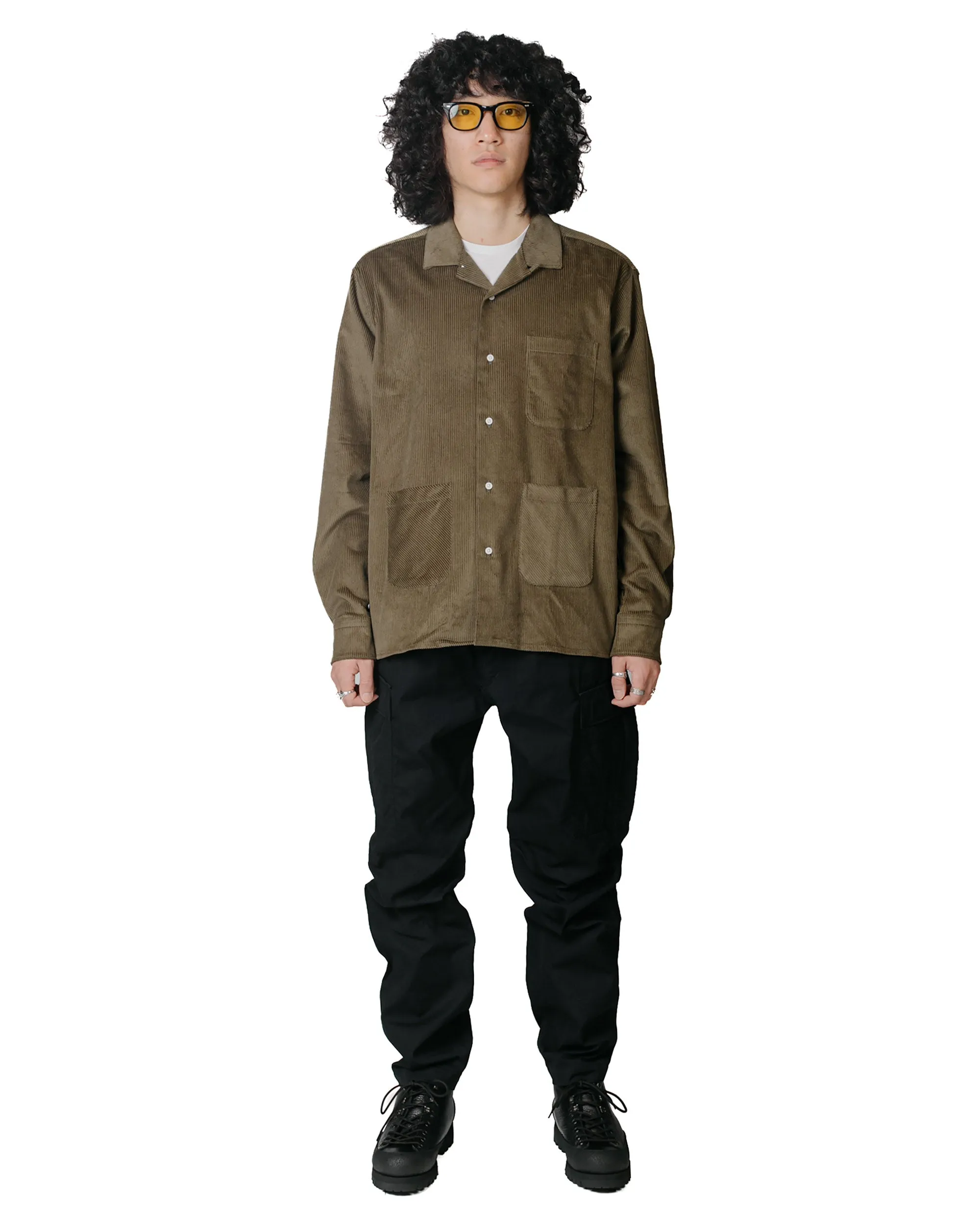 Gitman Vintage Bros. Olive Jumbo Corduroy 3-Pocket Coat sold by Lost & Found product image thumbnail 4