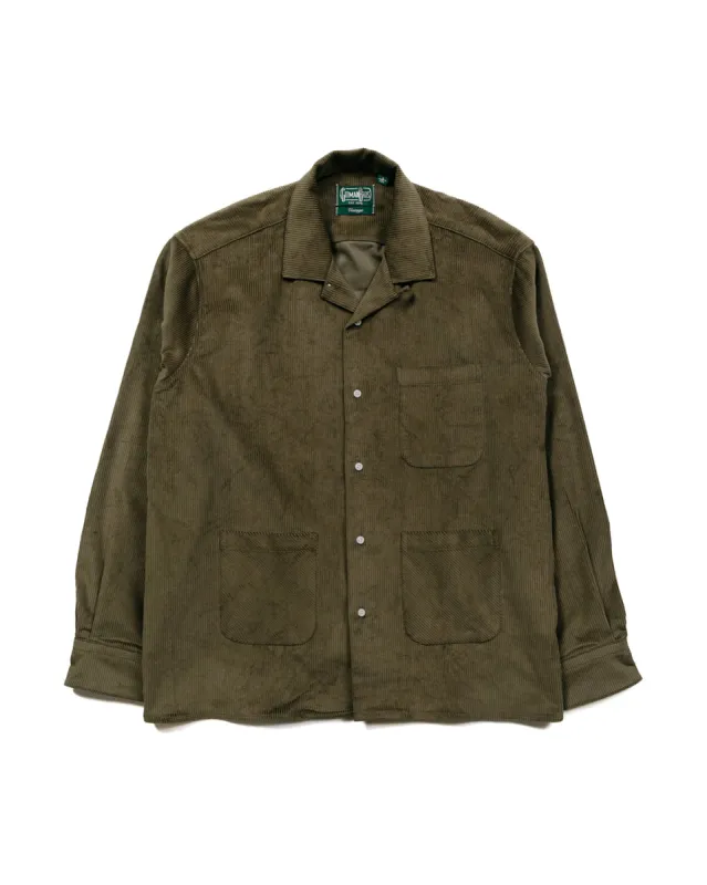 Gitman Vintage Bros. Olive Jumbo Corduroy 3-Pocket Coat sold by Lost & Found