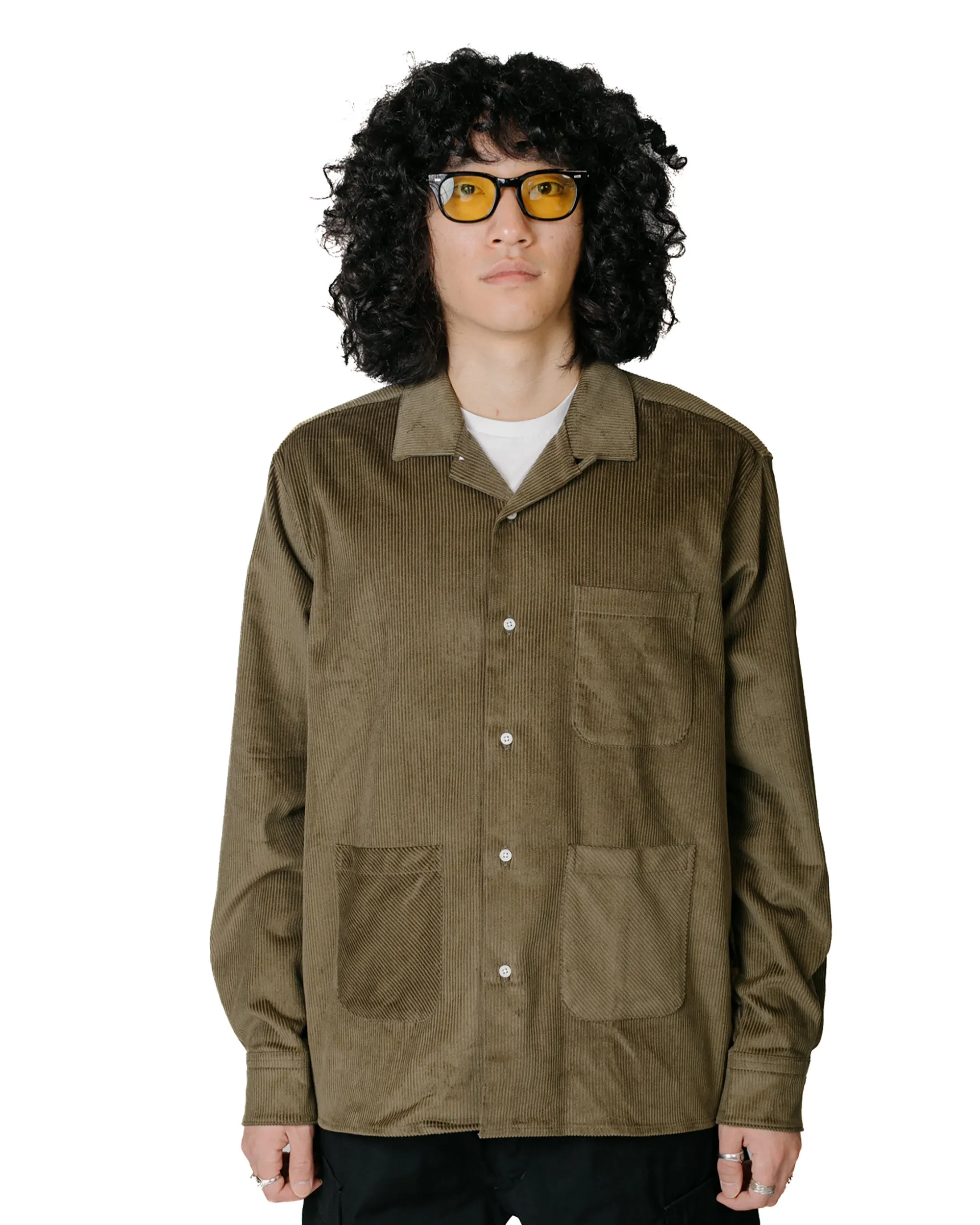 Gitman Vintage Bros. Olive Jumbo Corduroy 3-Pocket Coat sold by Lost & Found product image thumbnail 2