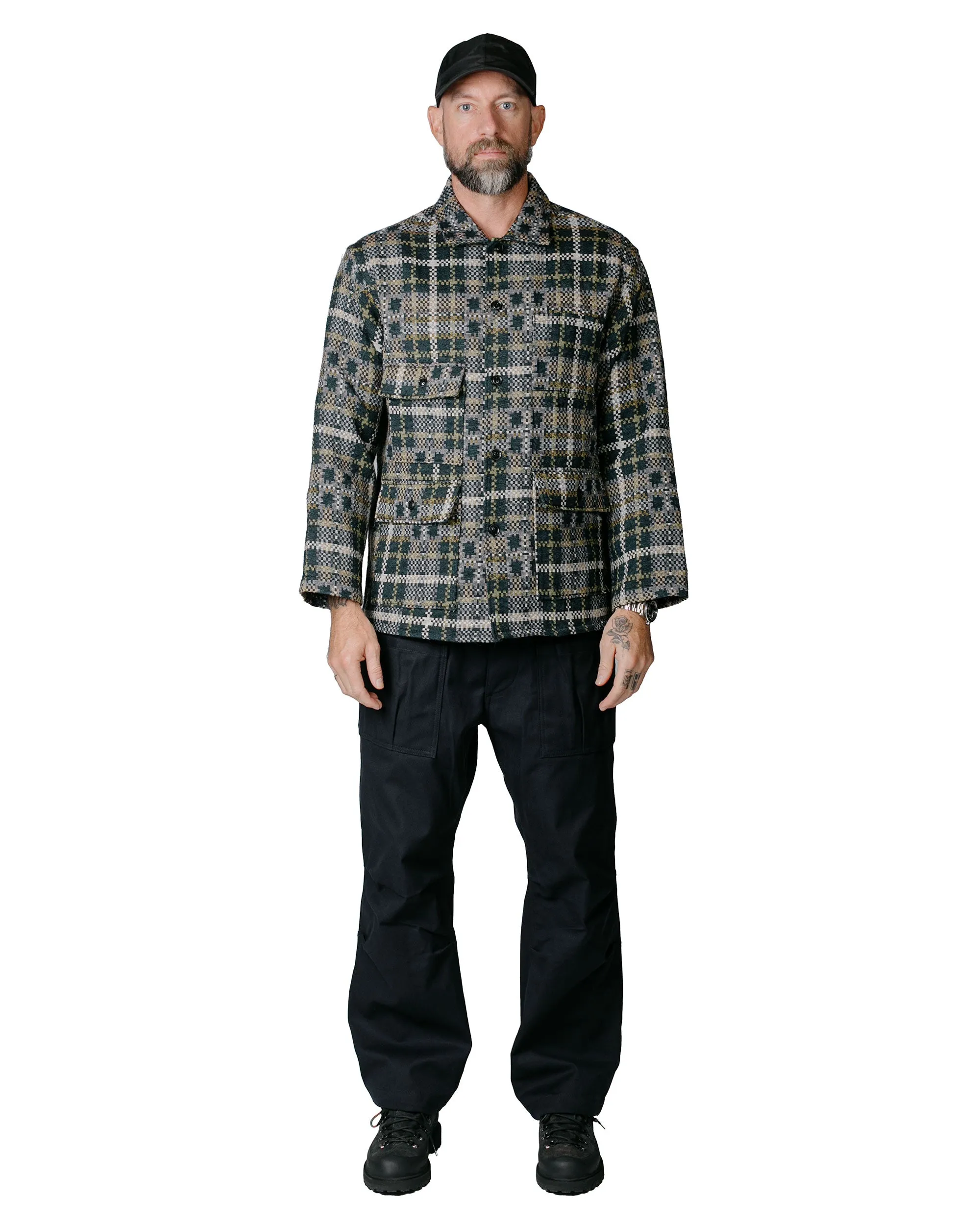 Sassafras Overgrown Fatigue Pants Selvedge Duck Black sold by Lost & Found product image thumbnail 4