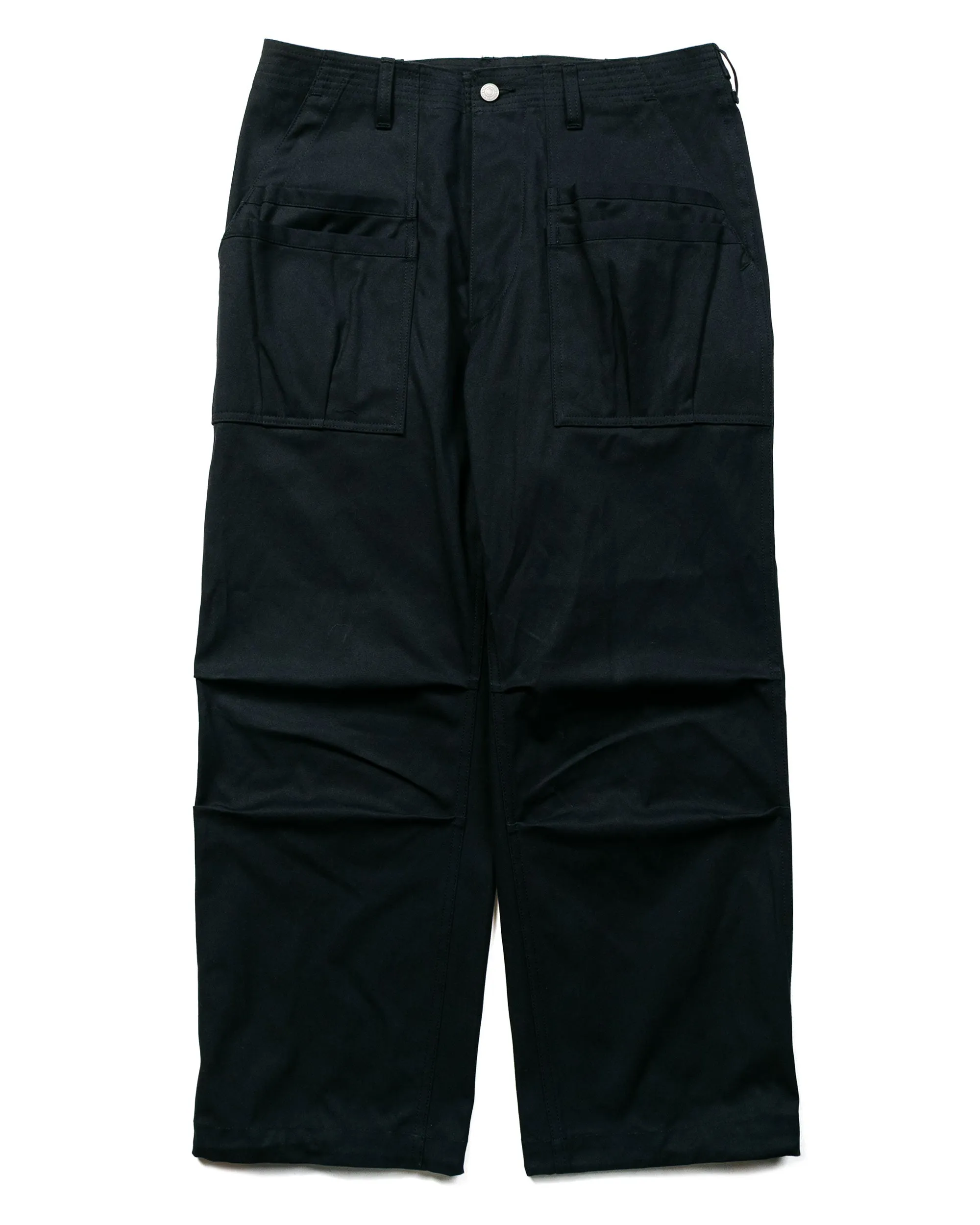 Sassafras Overgrown Fatigue Pants Selvedge Duck Black sold by Lost & Found