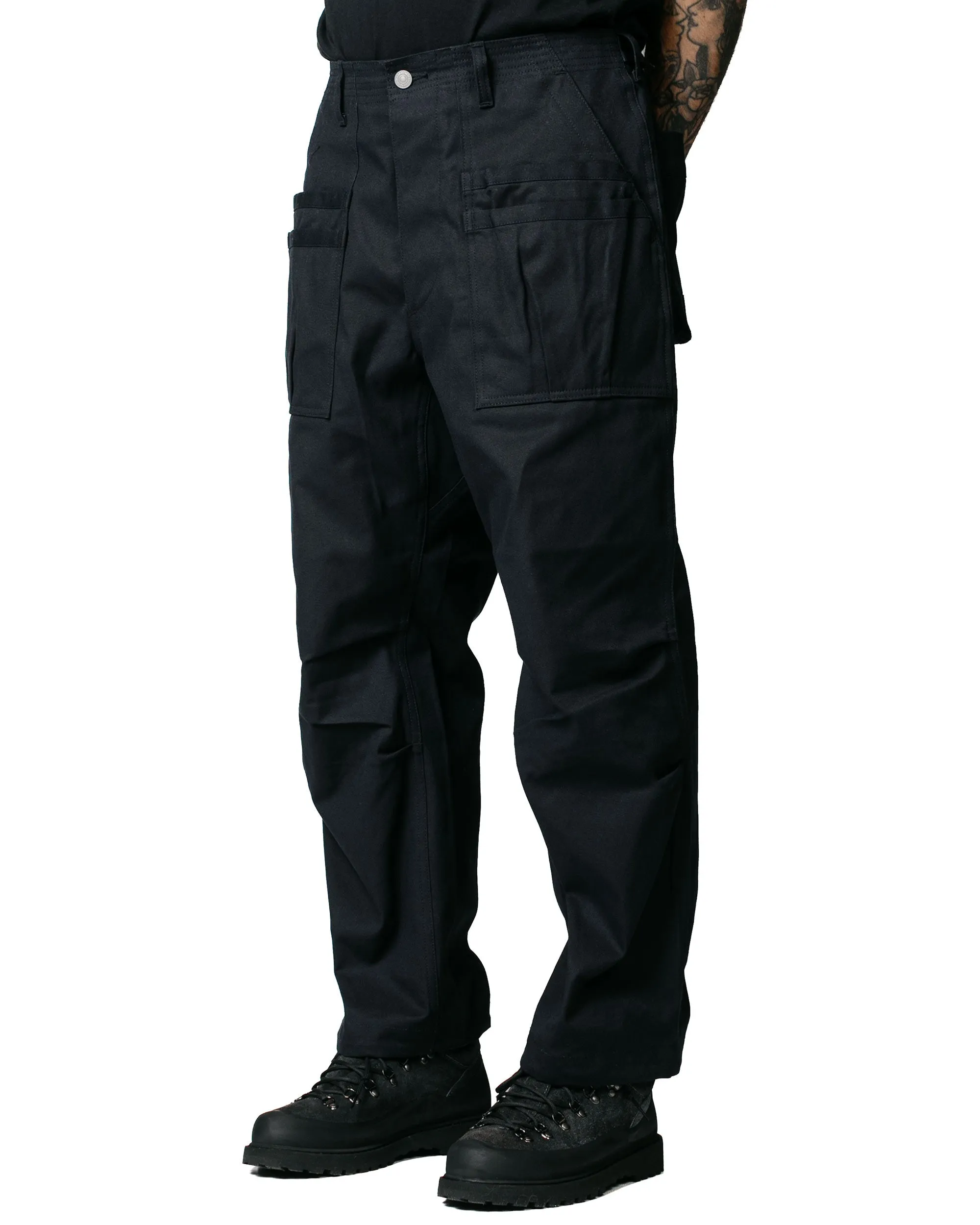 Sassafras Overgrown Fatigue Pants Selvedge Duck Black sold by Lost & Found product image thumbnail 2