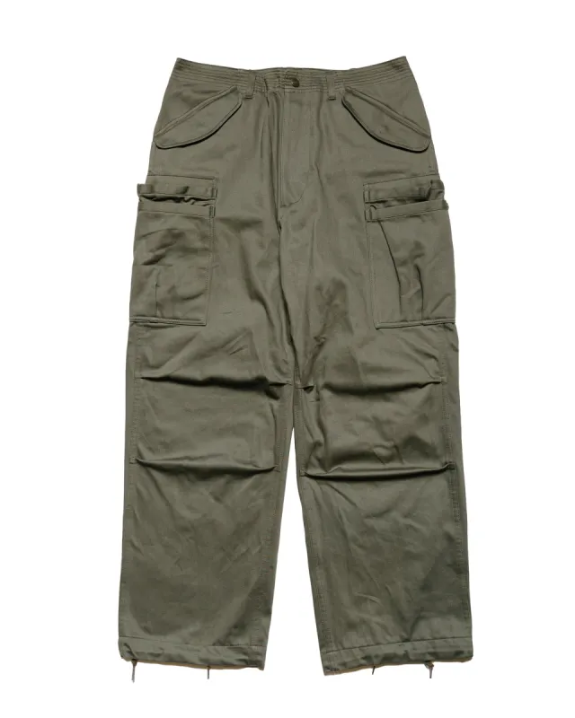 Sassafras Overgrown Pants Military Satin Olive sold by Lost & Found