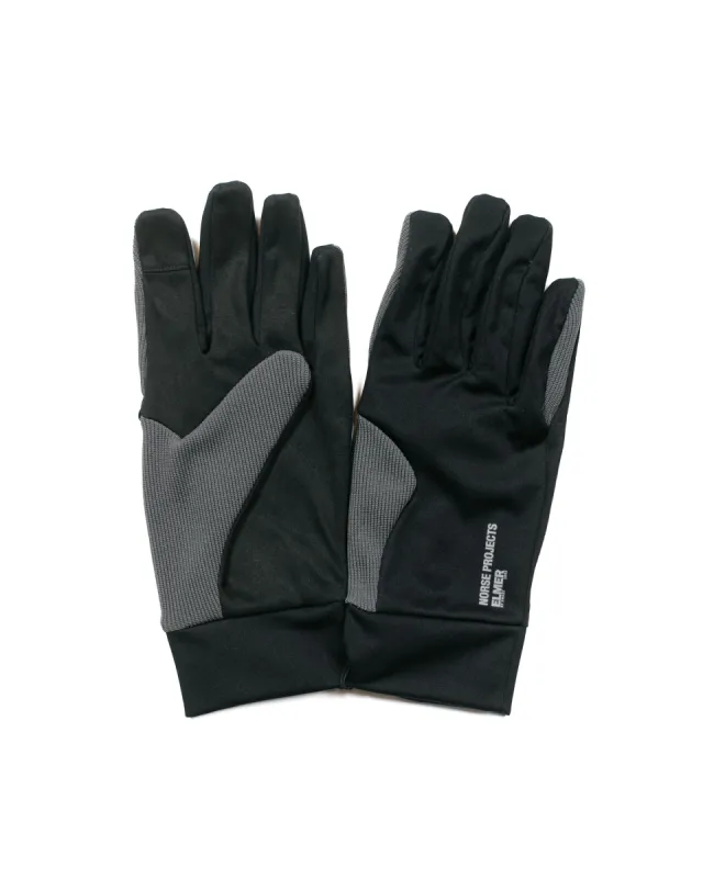 Norse Projects Elmer Light Glove Black sold by Lost & Found