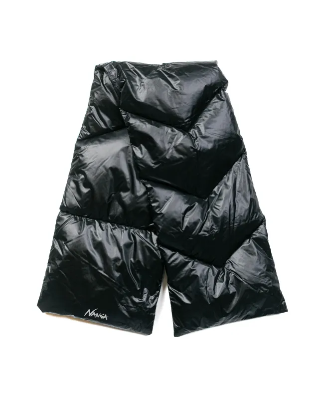 Nanga Portable Light Down Muffler Black made by Nanga