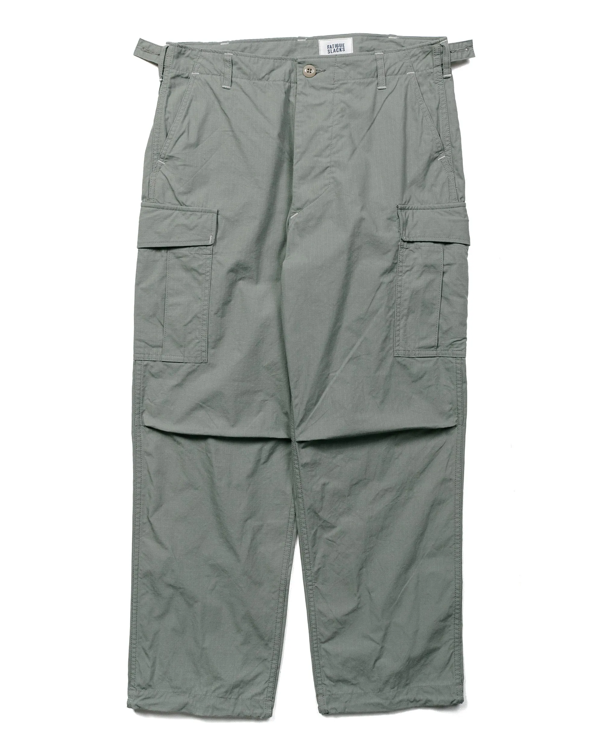 The Corona Utility FP006 Fatigue Slacks 'Jungle Slacks' N/C Military Ripstop Sage Green sold by Lost & Found