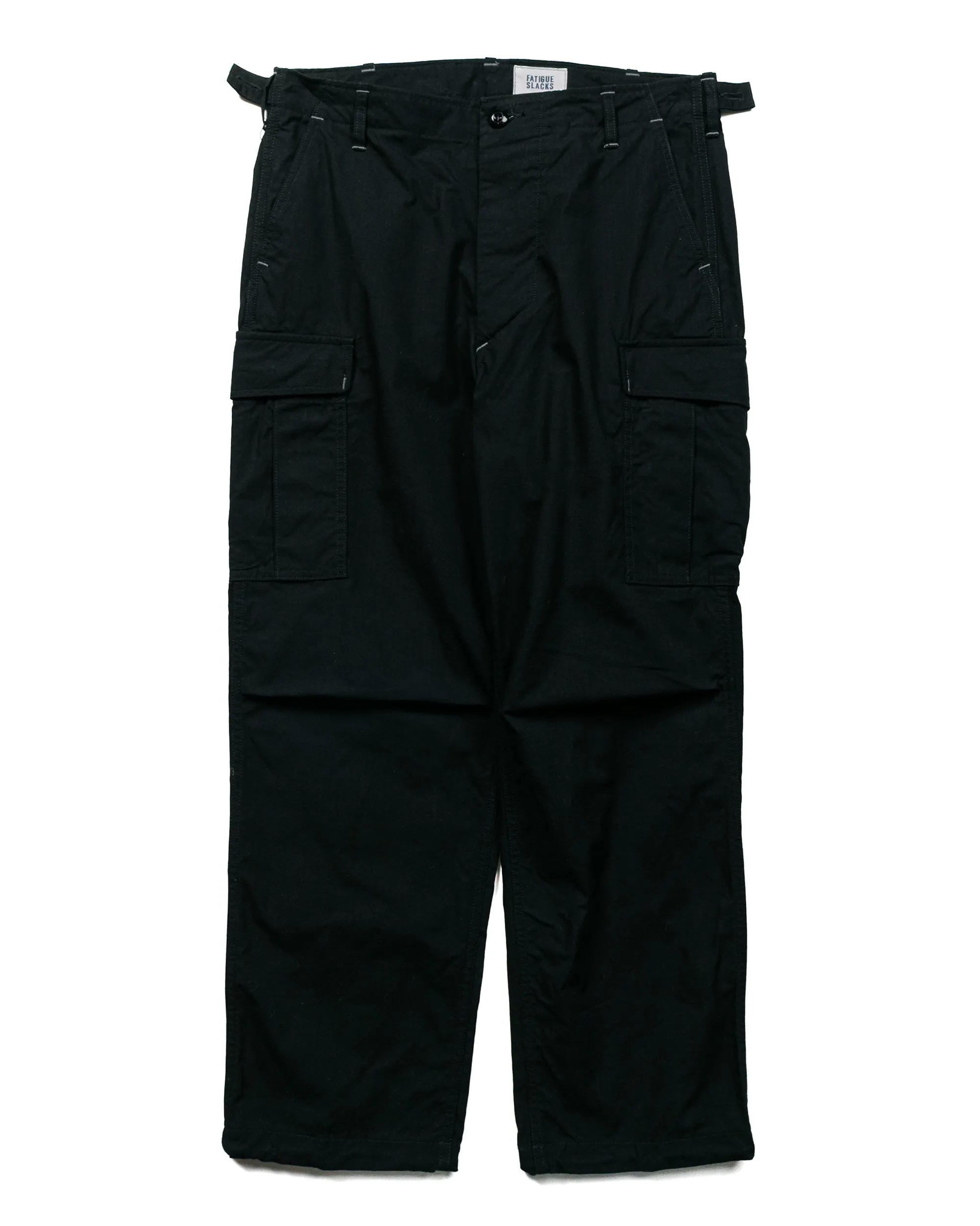 The Corona Utility FP006 Fatigue Slacks 'Jungle Slacks' N/C Military Ripstop Black sold by Lost & Found