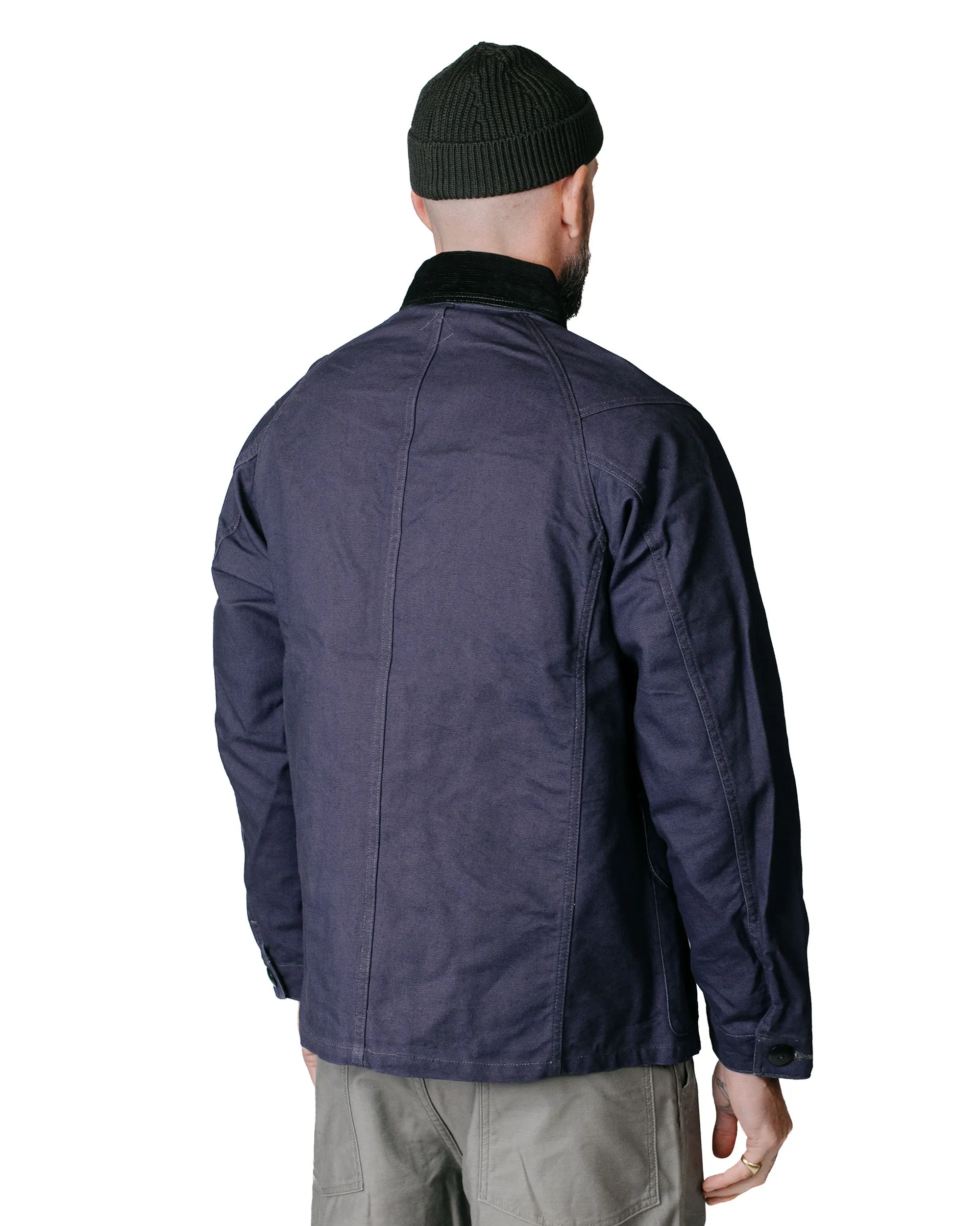 The Corona Utility CJ001L Game Jacket Light High Density Cotton Duck Navy sold by Lost & Found product image thumbnail 4