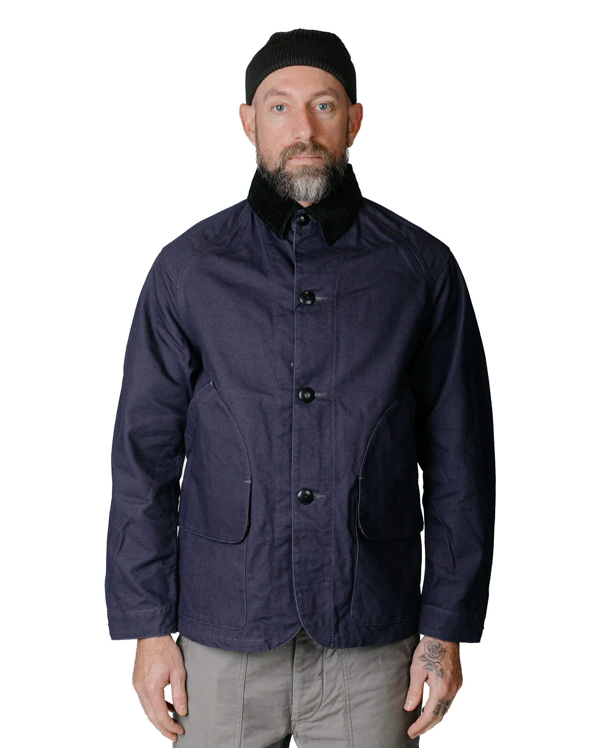 The Corona Utility CJ001L Game Jacket Light High Density Cotton Duck Navy sold by Lost & Found product image thumbnail 2