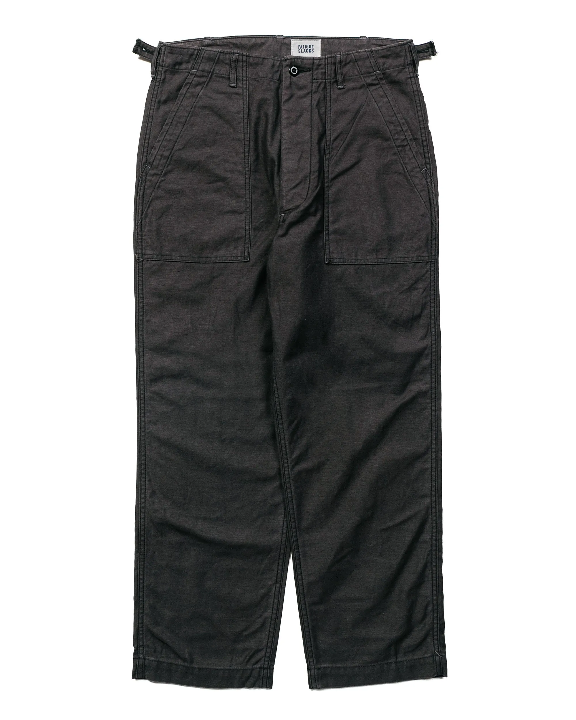 The Corona Utility FP001 Fatigue Slacks 'Utility Slacks' Utility Back Satin Black sold by Lost & Found