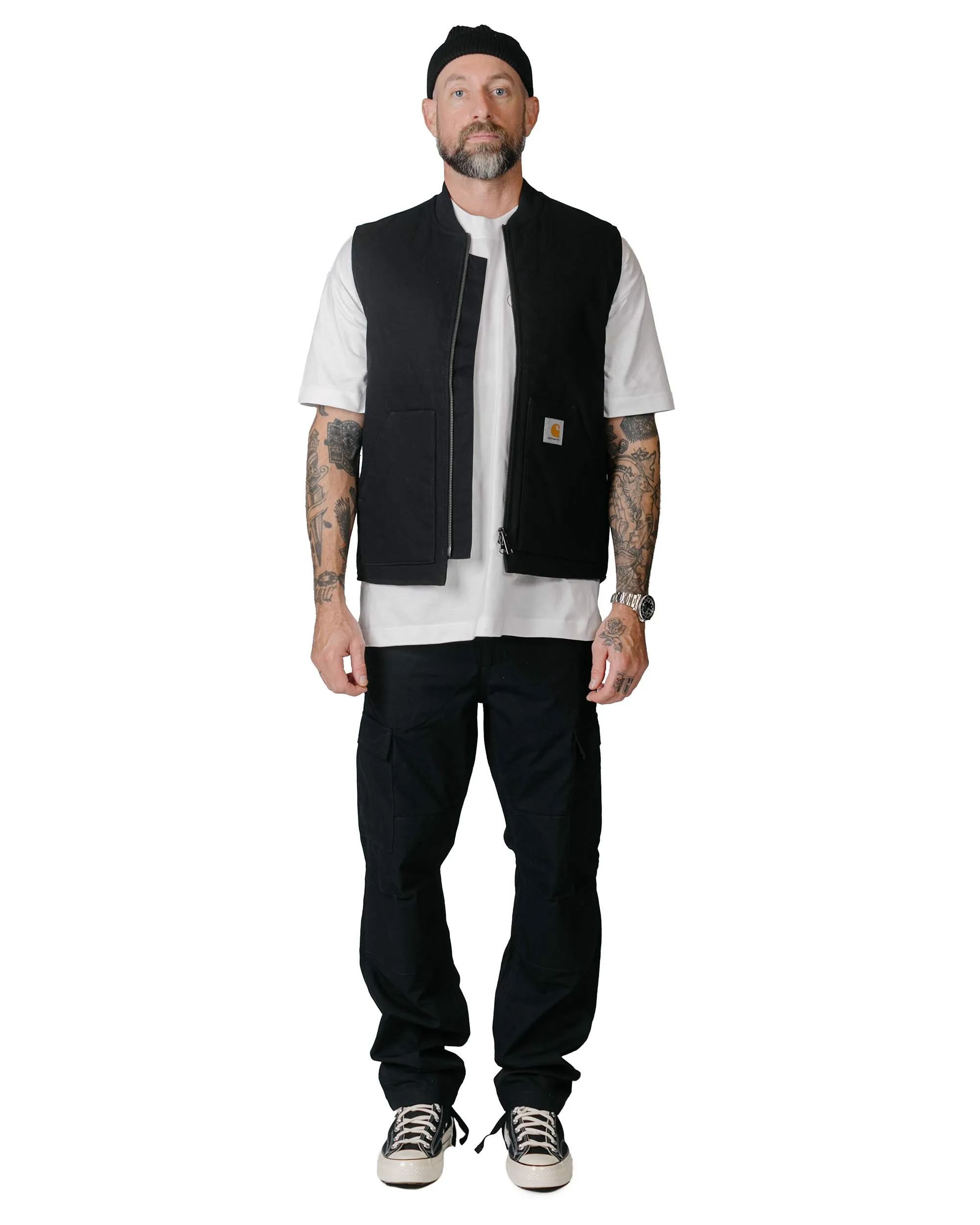 Carhartt W.I.P. Classic Vest Black Rigid sold by Lost & Found product image thumbnail 4