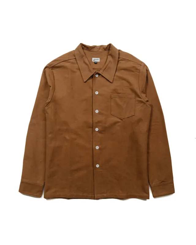 Bather Mocha Flannel Leisure Shirt sold by Lost & Found