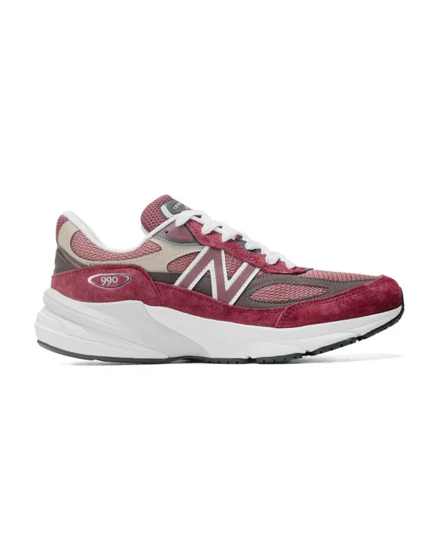New Balance U990BT6 Burgundy/Tan sold by Lost & Found