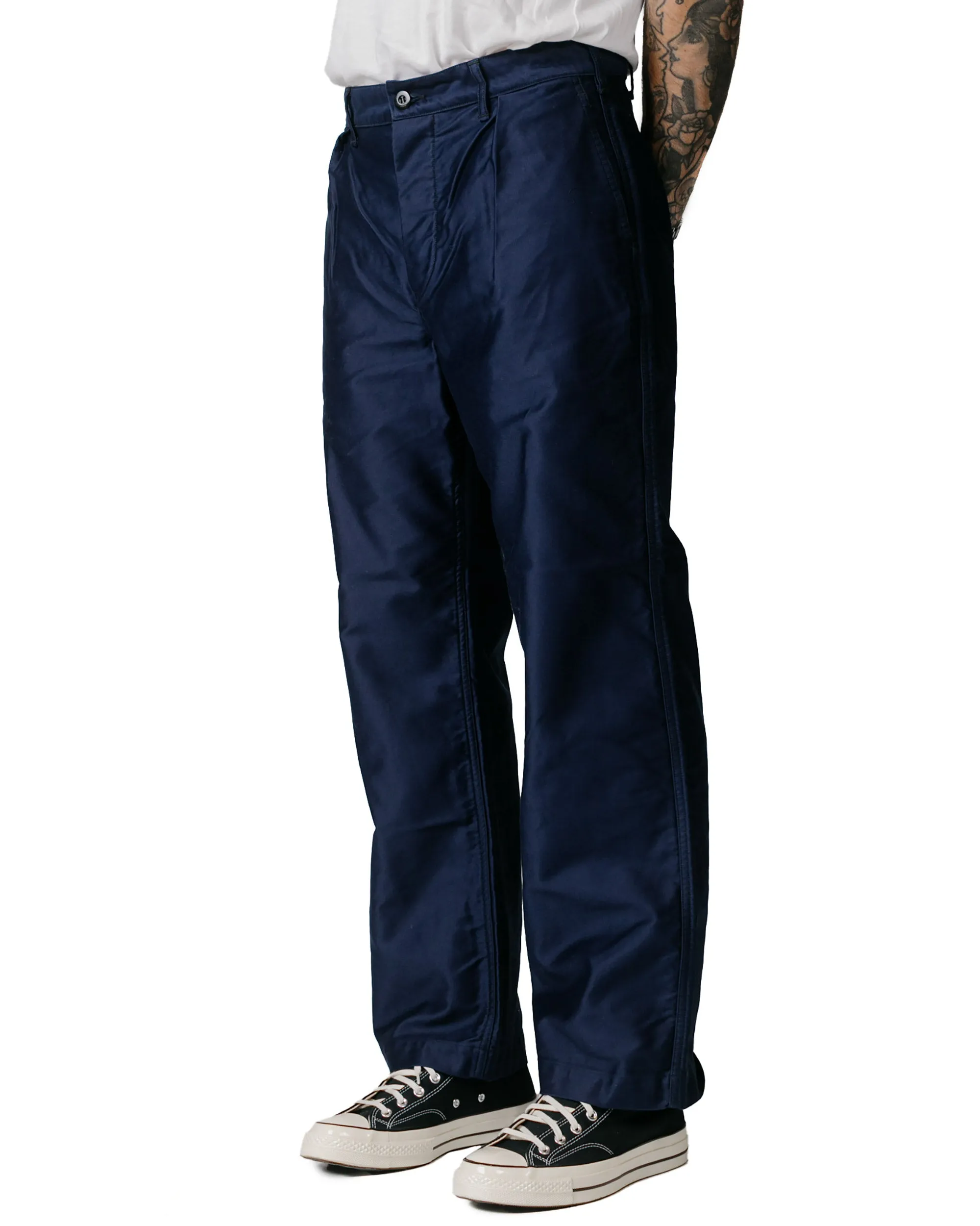 Danton Moleskin Work Pant Blue sold by Lost & Found product image thumbnail 2