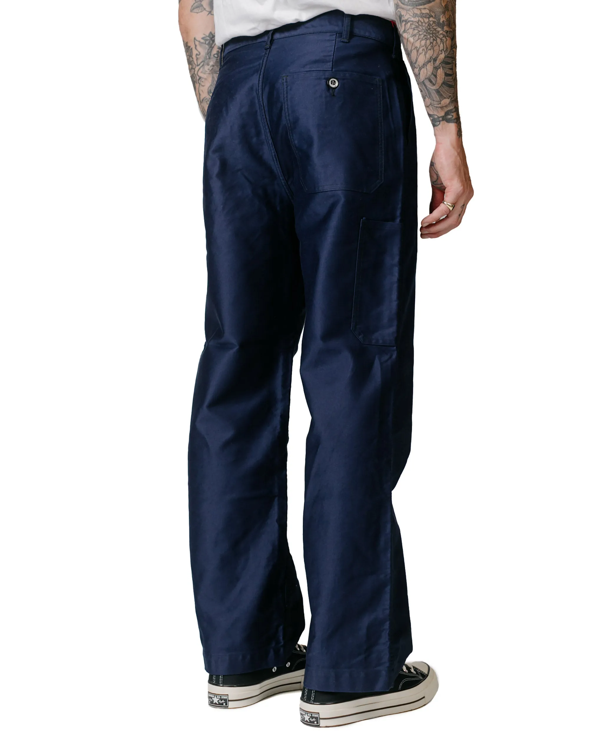 Danton Moleskin Work Pant Blue sold by Lost & Found product image thumbnail 3