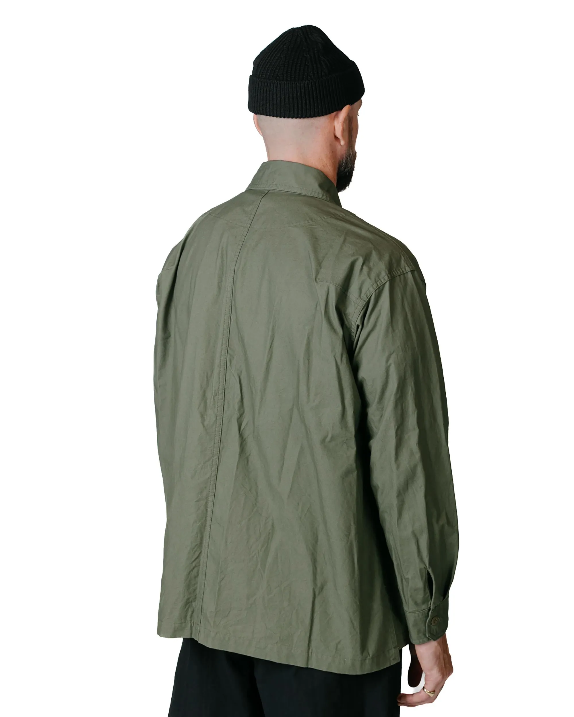 ts(s) Military Shirt Jacket High Density Cotton Canvas Cloth OD sold by Lost & Found product image thumbnail 3