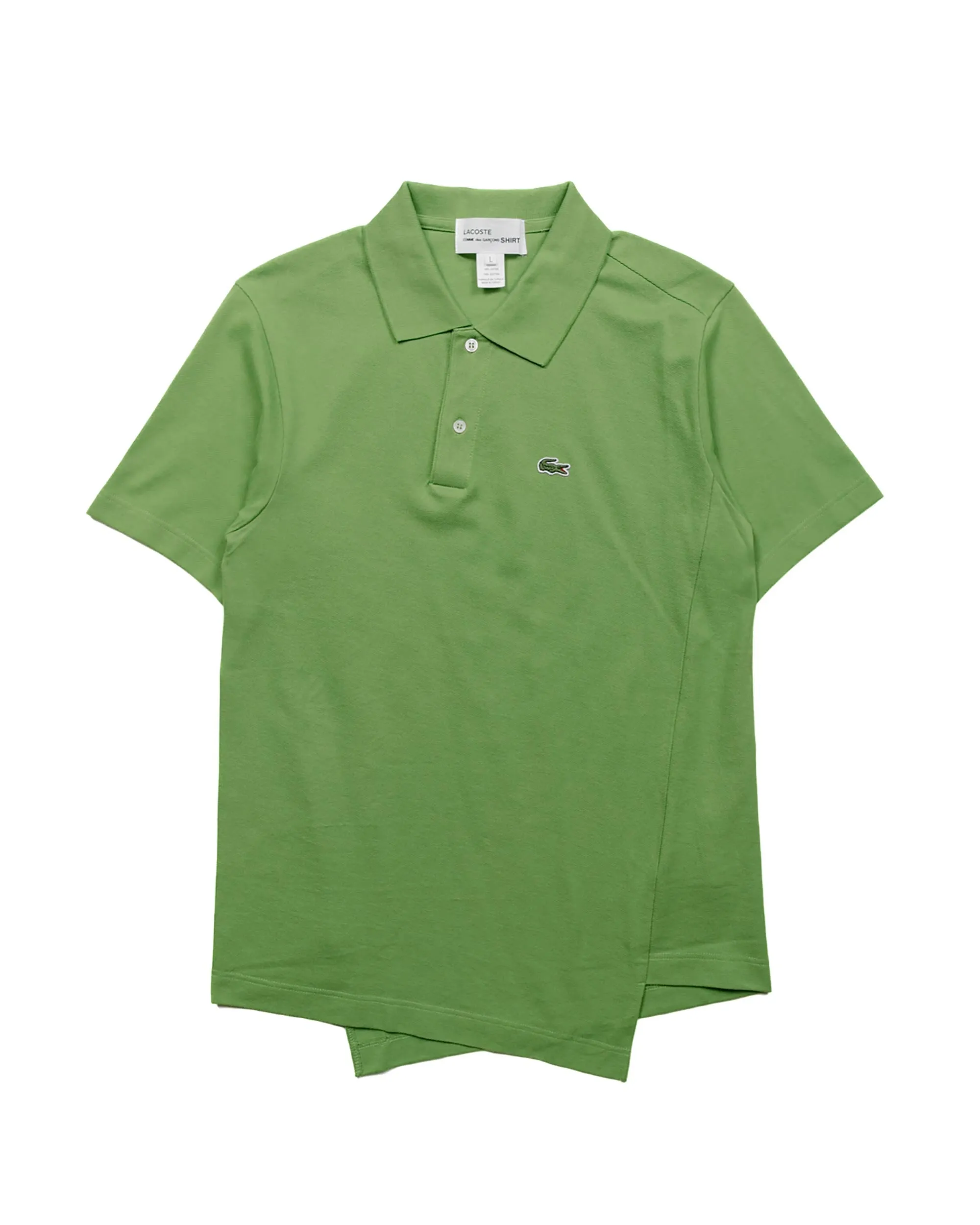 Comme des Garçons SHIRT x Lacoste Polo Shirt Green sold by Lost & Found