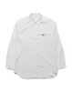 Comme des Garçons SHIRT x Lacoste Cotton Poplin Shirt White sold by Lost & Found