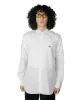 Comme des Garçons SHIRT x Lacoste Cotton Poplin Shirt White sold by Lost & Found