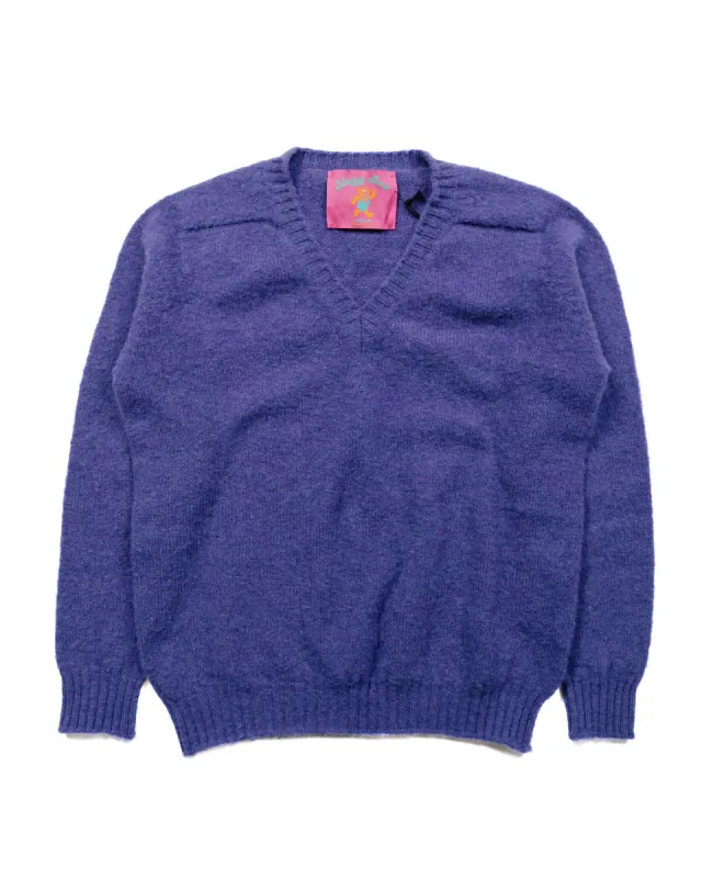 Howlin' Shaggy Bear V Neck Violet Dreams sold by Lost & Found