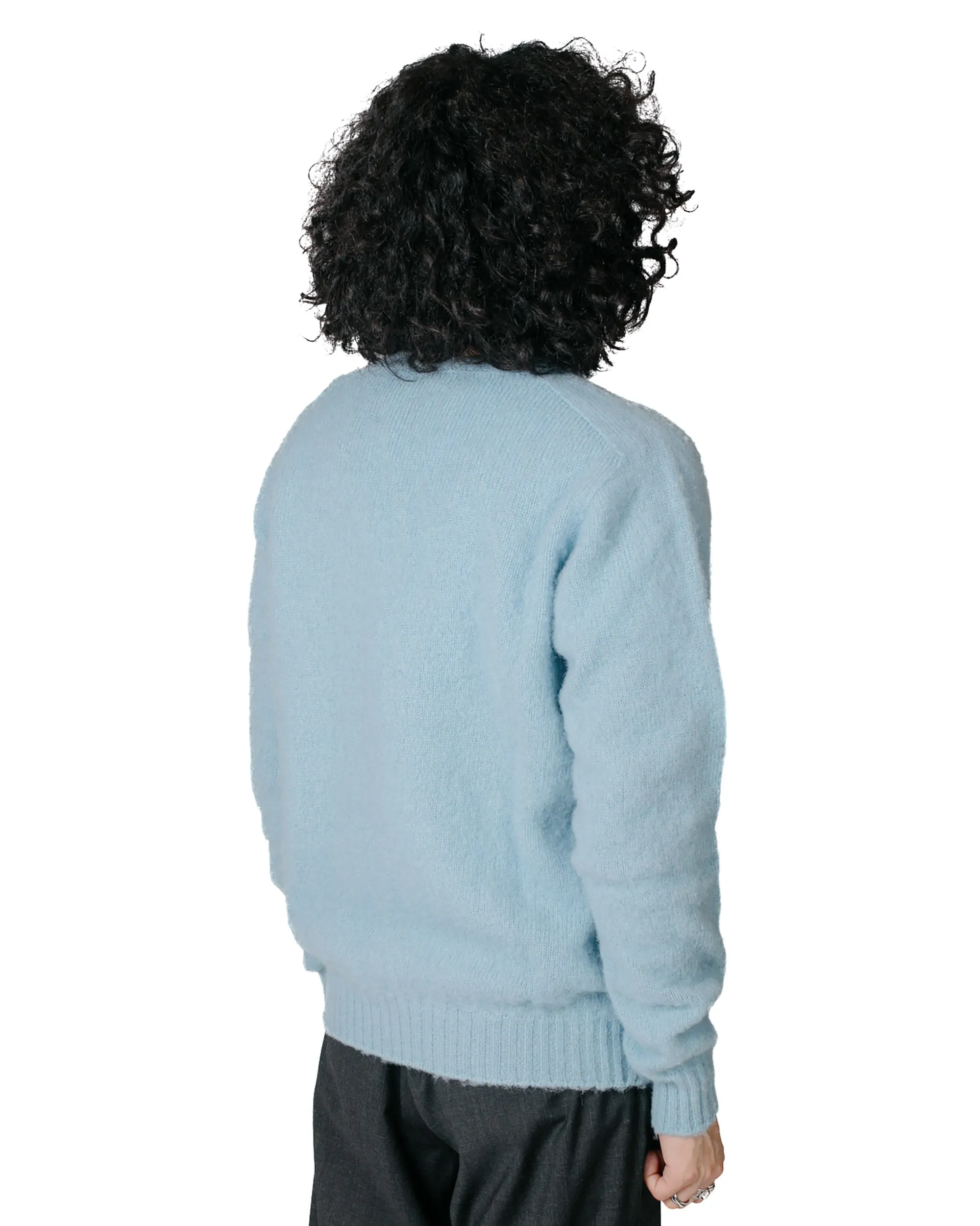 Howlin' Shaggy Bear V Neck Soft Blue sold by Lost & Found product image thumbnail 3