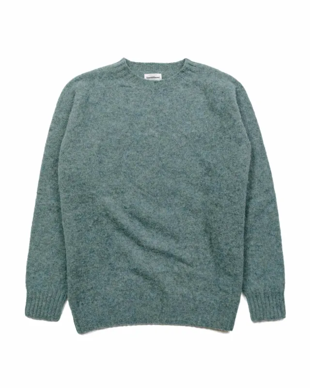 Lost & Found Shaggy Sweater Graphite Green sold by Lost & Found