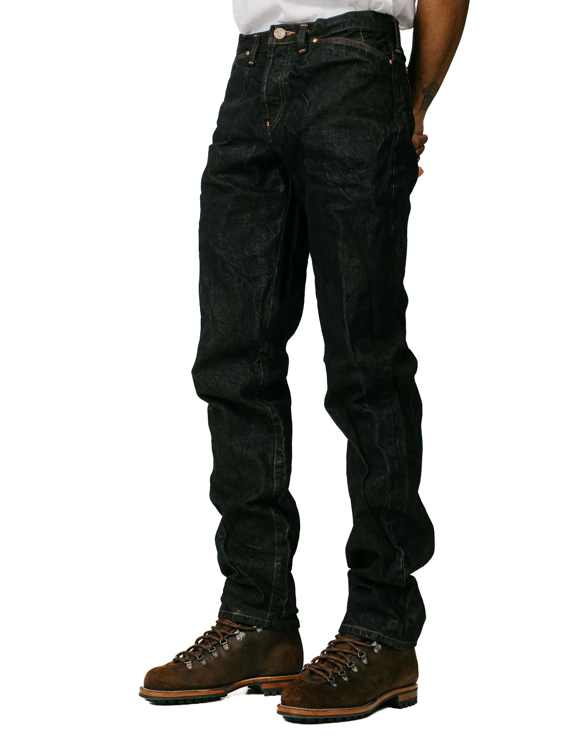 Tender Type 131 Lost Jeans 16oz Selvage Denim Tan Wattle Dyed sold by Lost & Found product image thumbnail 2