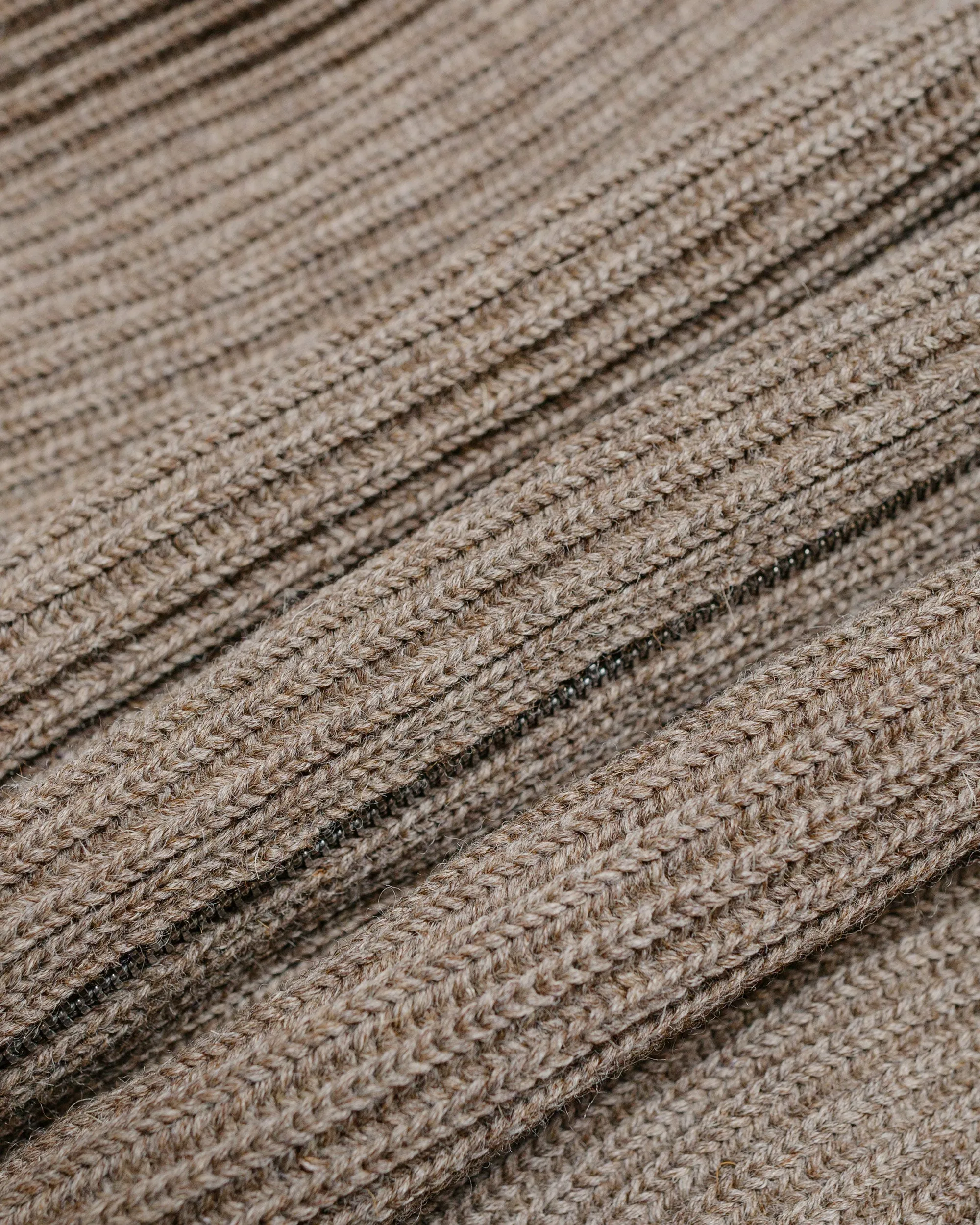 Andersen-Andersen Navy Full-Zip Pockets Natural Taupe sold by Lost & Found product image thumbnail 5