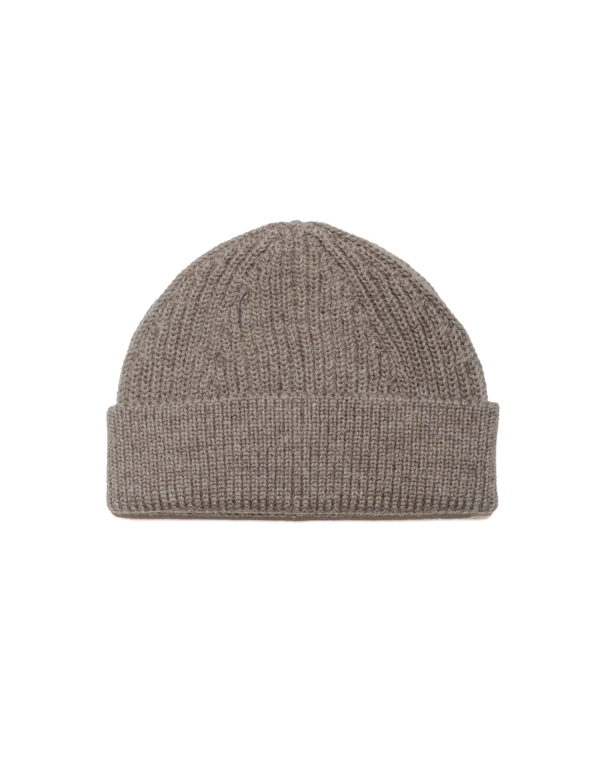 Andersen-Andersen Beanie Short Natural Taupe sold by Lost & Found