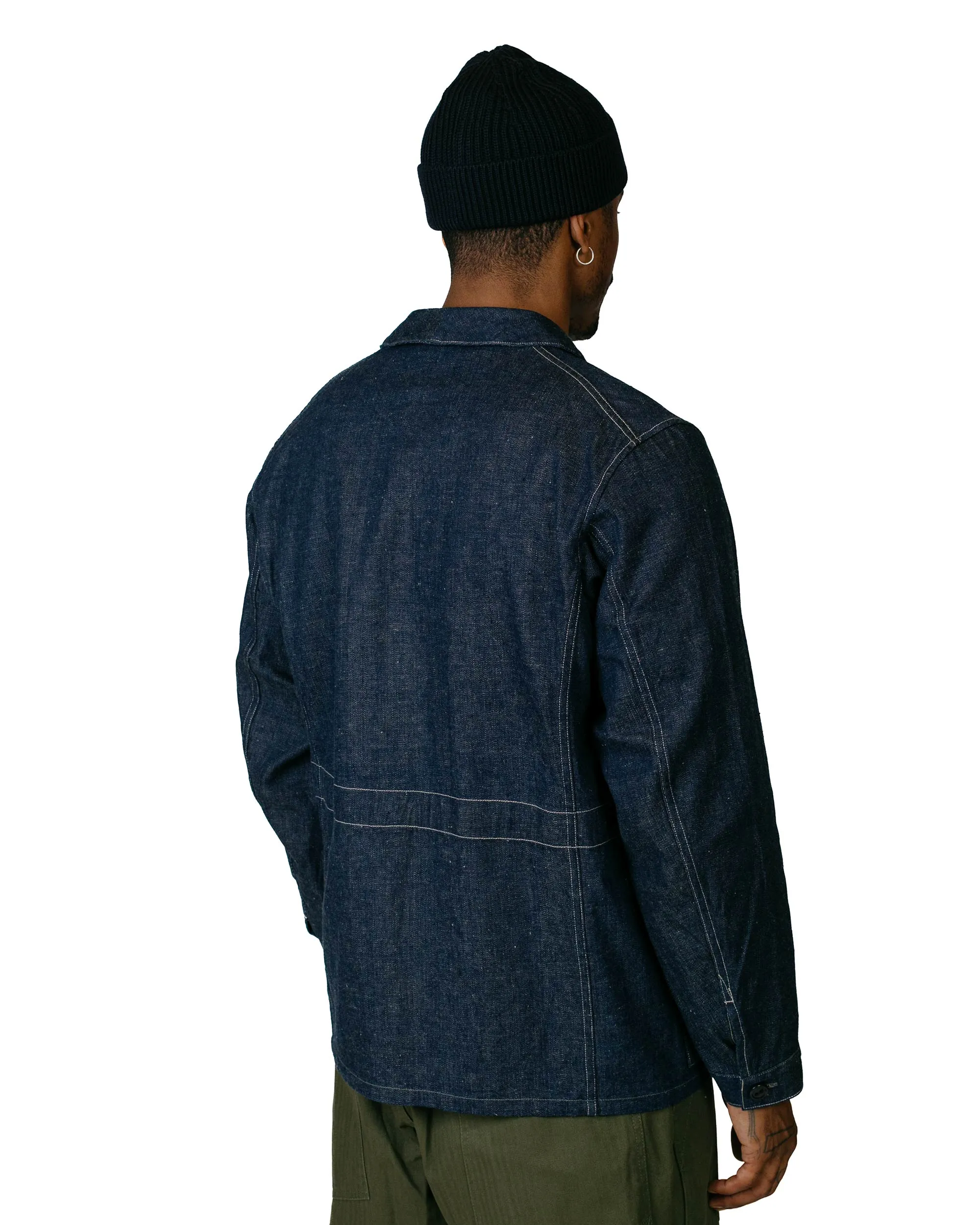 Cohérence Kees 10oz Logger Selvedge Denim Jacket Indigo sold by Lost & Found product image thumbnail 3