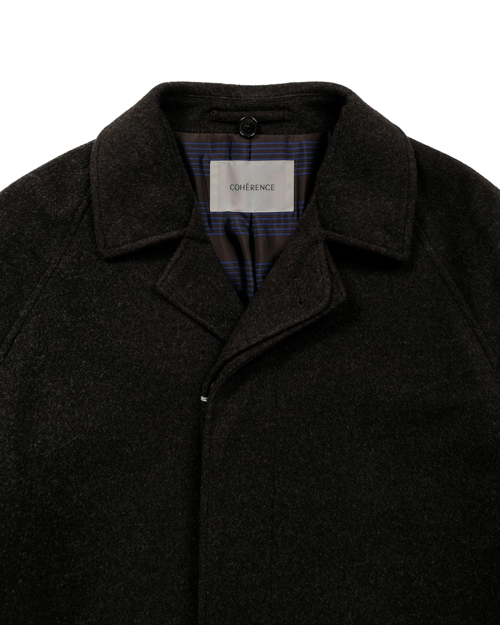 Cohérence Ruiz Mosser Jersey Over Coat Brown sold by Lost & Found product image thumbnail 5