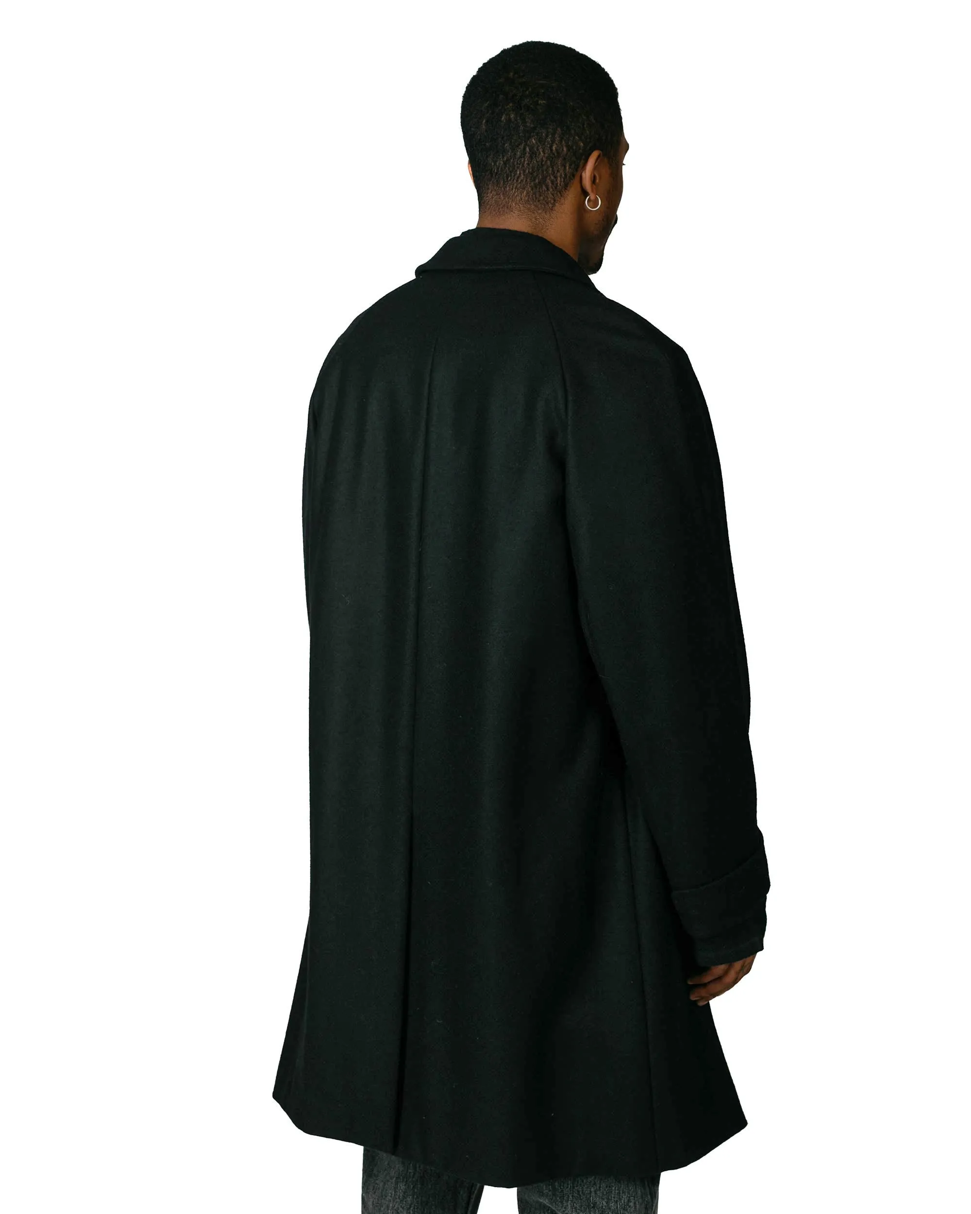 Cohérence Corb Melton Jersey Over Coat Black sold by Lost & Found product image thumbnail 3