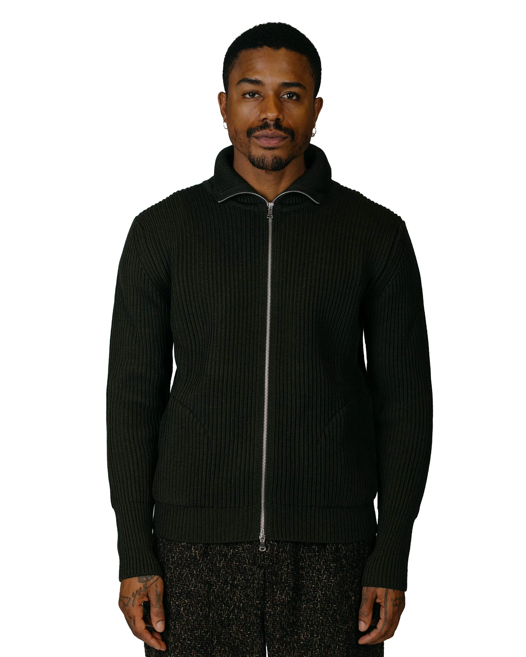 Andersen-Andersen Navy Full-Zip Pockets Hunting Green sold by Lost & Found product image thumbnail 2