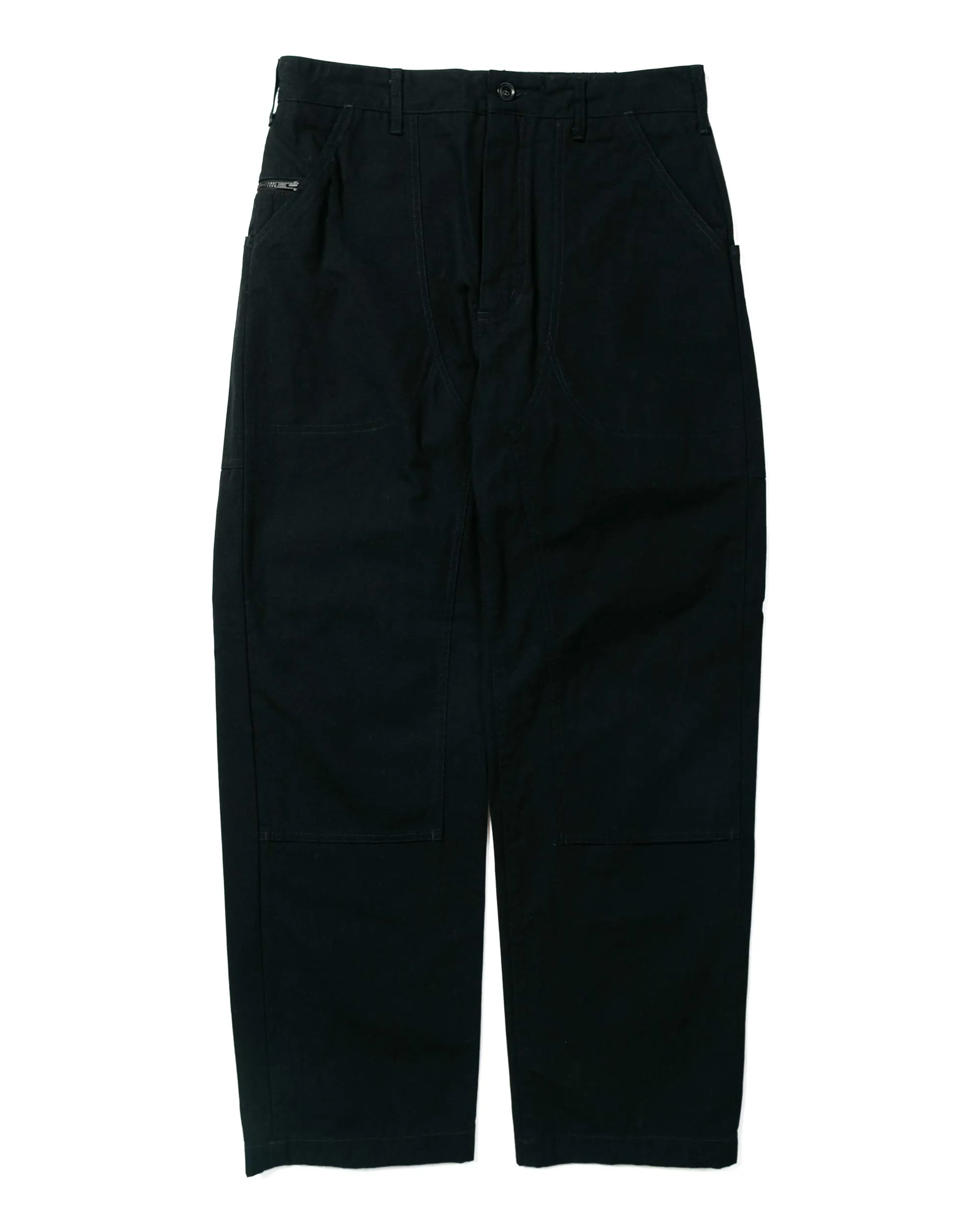 Engineered Garments Climbing Pant Black Heavyweight Cotton Ripstop sold by Lost & Found