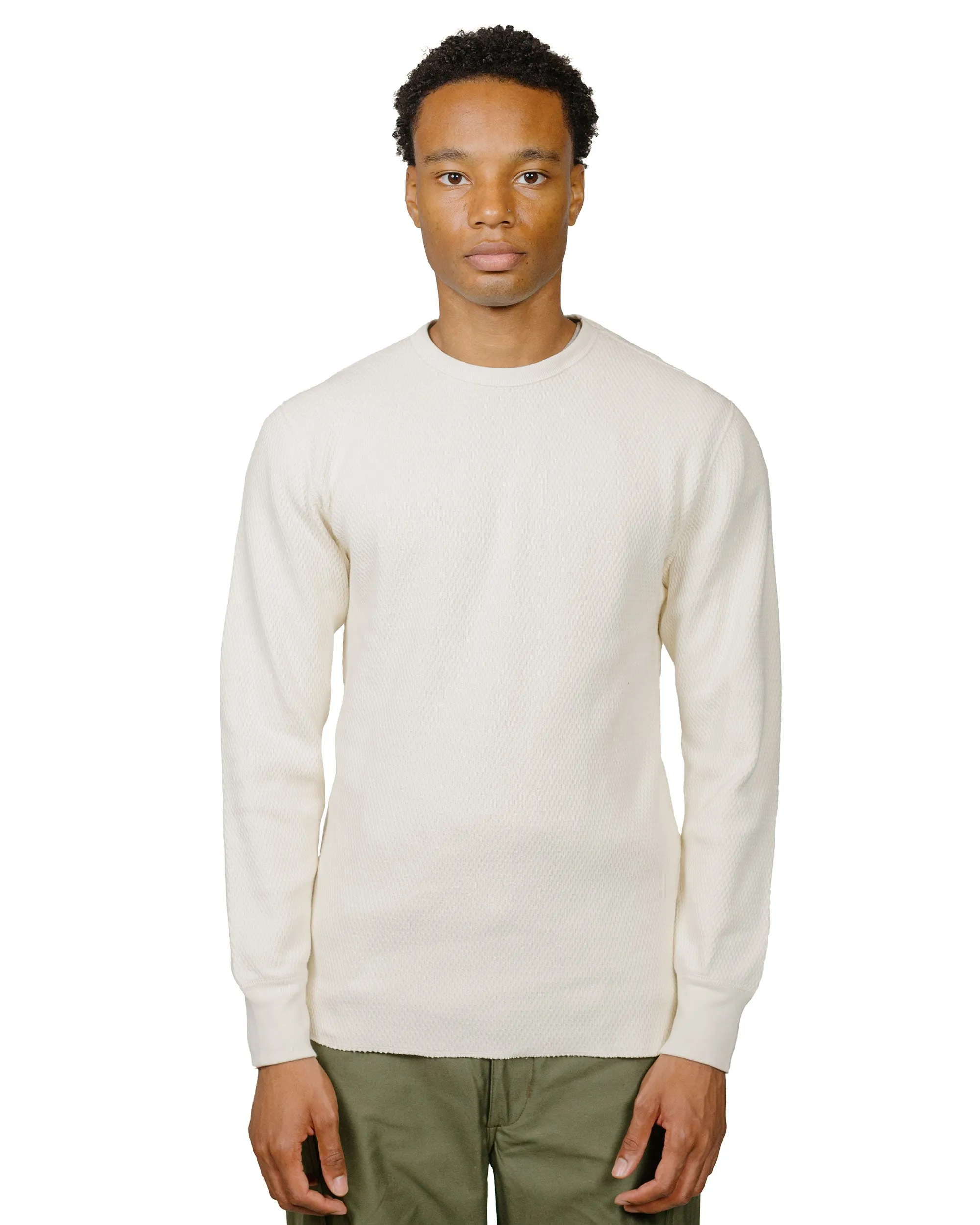 The Real McCoy's MC22109 U.S. Army Military Thermal Shirt Milk sold by Lost & Found product image thumbnail 2